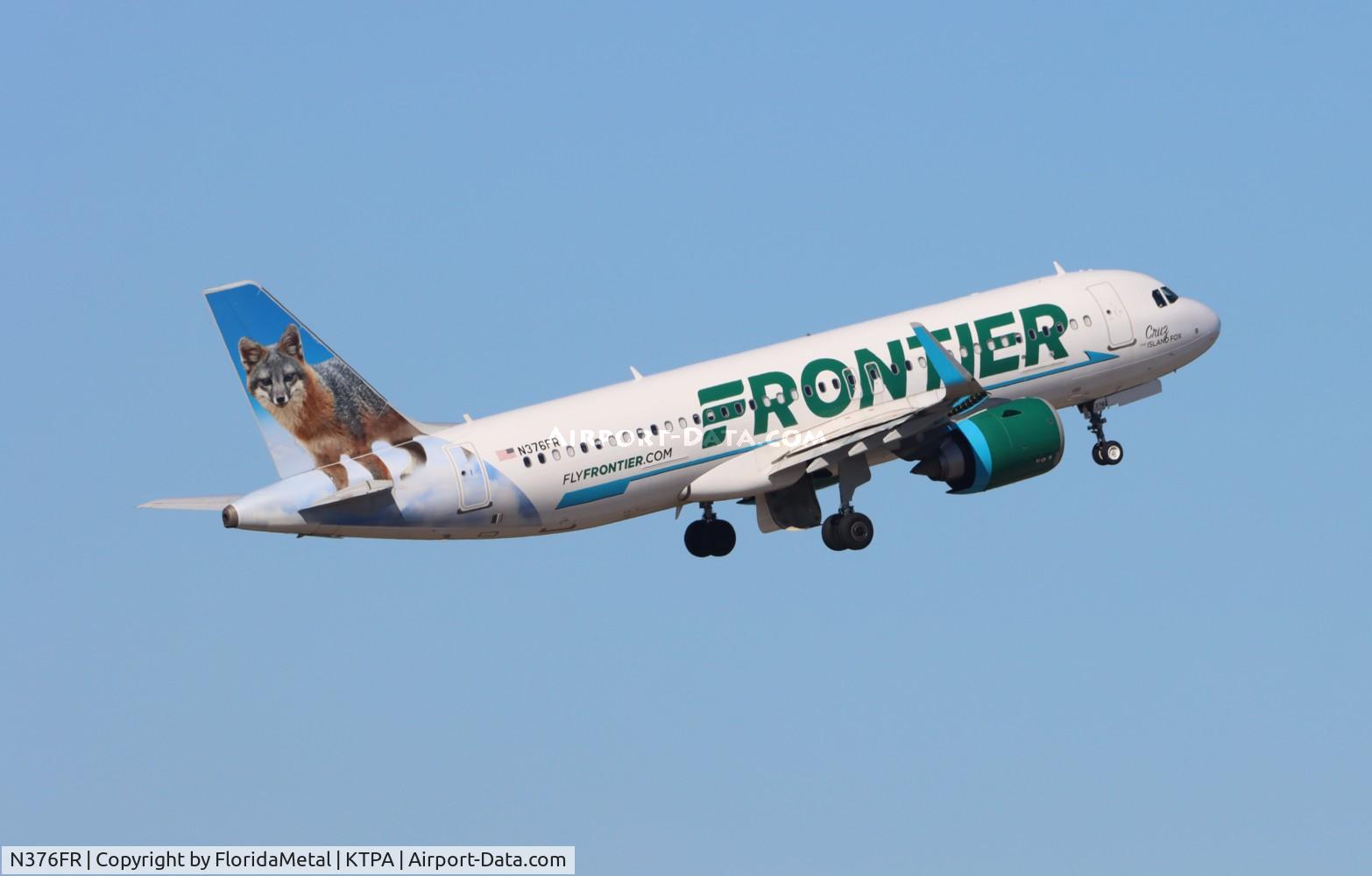 N376FR, 2020 Airbus A320-251N C/N 10327, FFT A32N Cruz zx tpa-cle