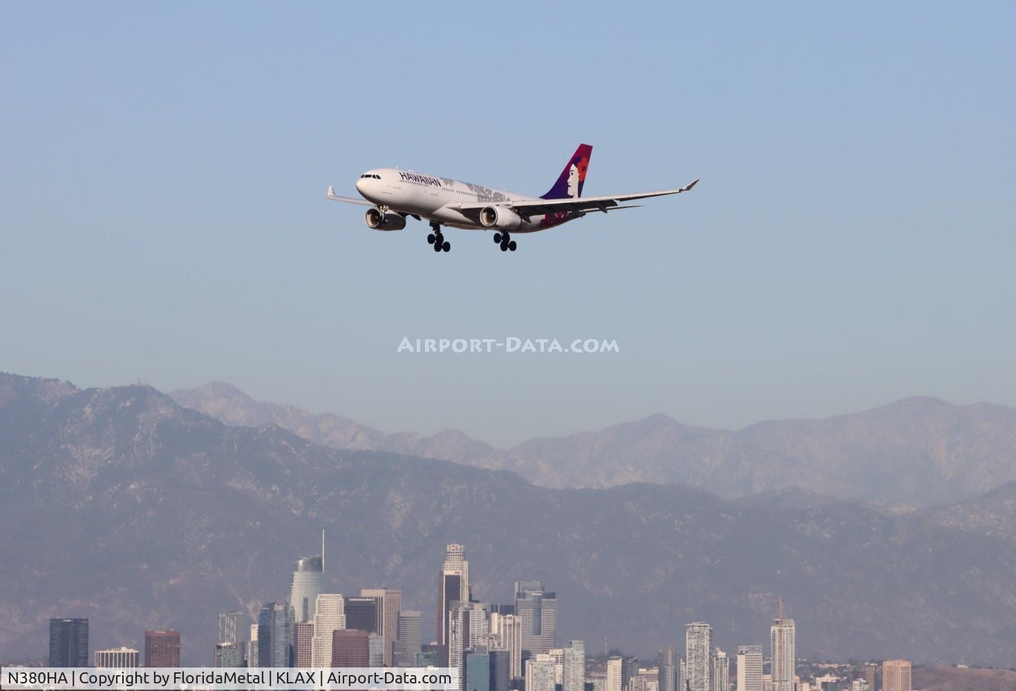 N380HA, 2010 Airbus A330-243 C/N 1104, LAX 2024 zx