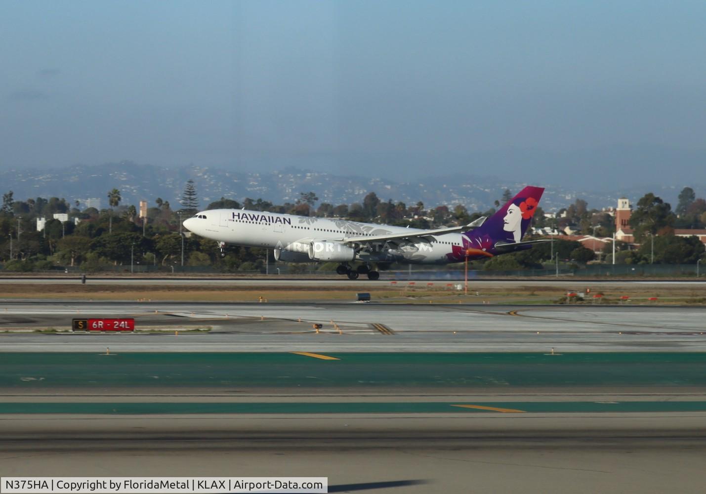 N375HA, 2015 Airbus A330-243 C/N 1606, HAL A332 zx hnl-lax