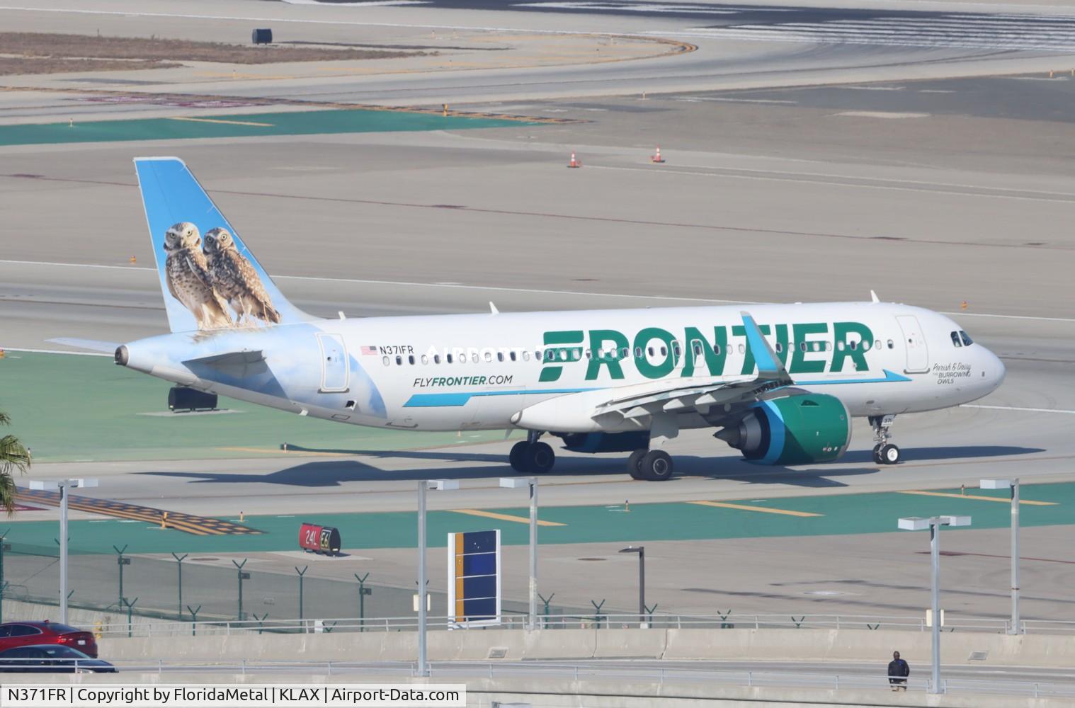 N371FR, 2020 Airbus A320-251N C/N 10089, FFT A32N Parish and Daisy zx lax-sfo
