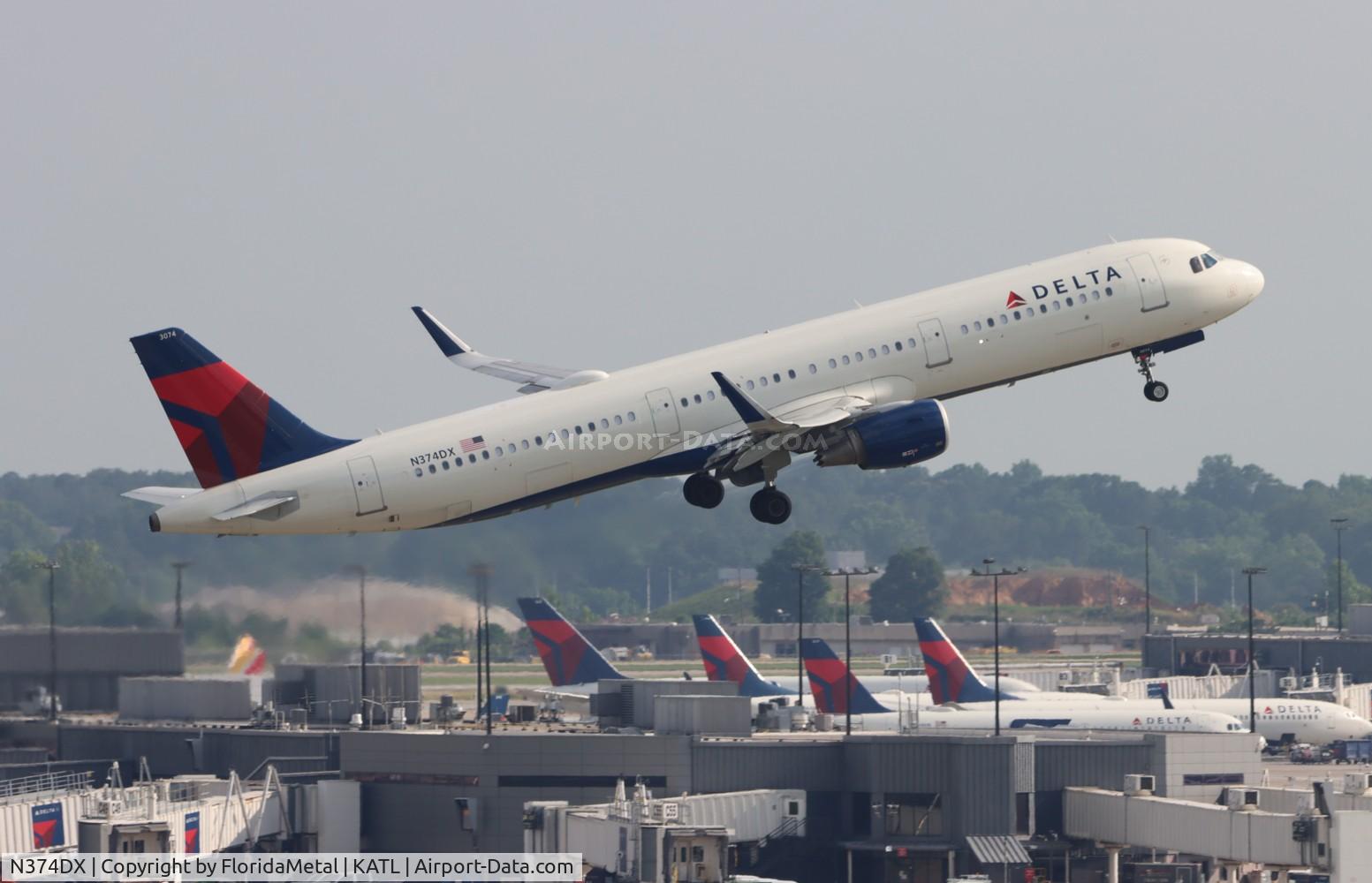 N374DX, 2019 Airbus A321-211 C/N 8810, DAL A321 zx atl-rdu