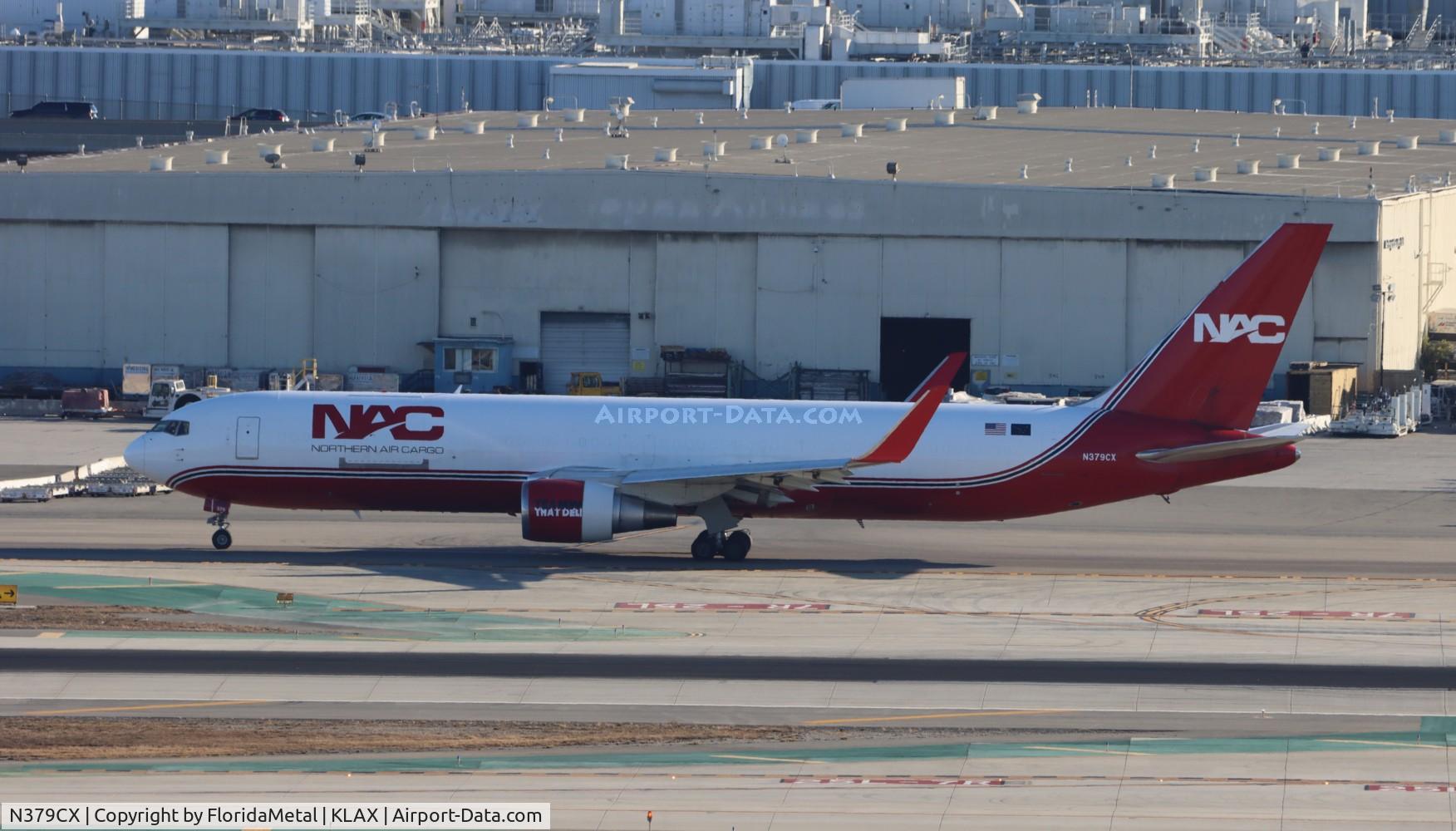 N379CX, 1992 Boeing 767-323 C/N 25199, NAC 767-300F zx lax-hnl