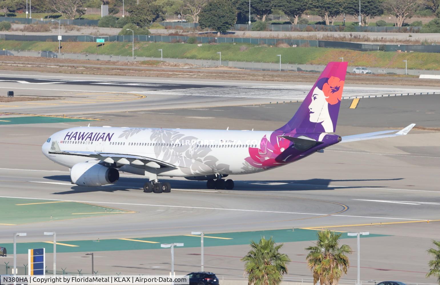 N380HA, 2010 Airbus A330-243 C/N 1104, HAL A332 zx lax-ogg