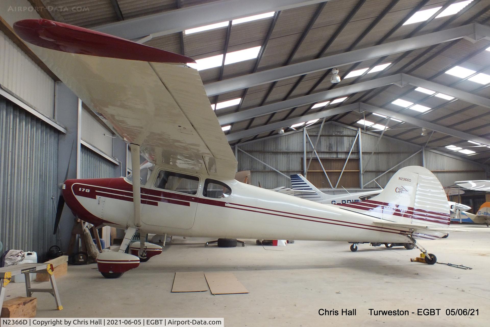 N2366D, 1952 Cessna 170B C/N 20518, Turweston