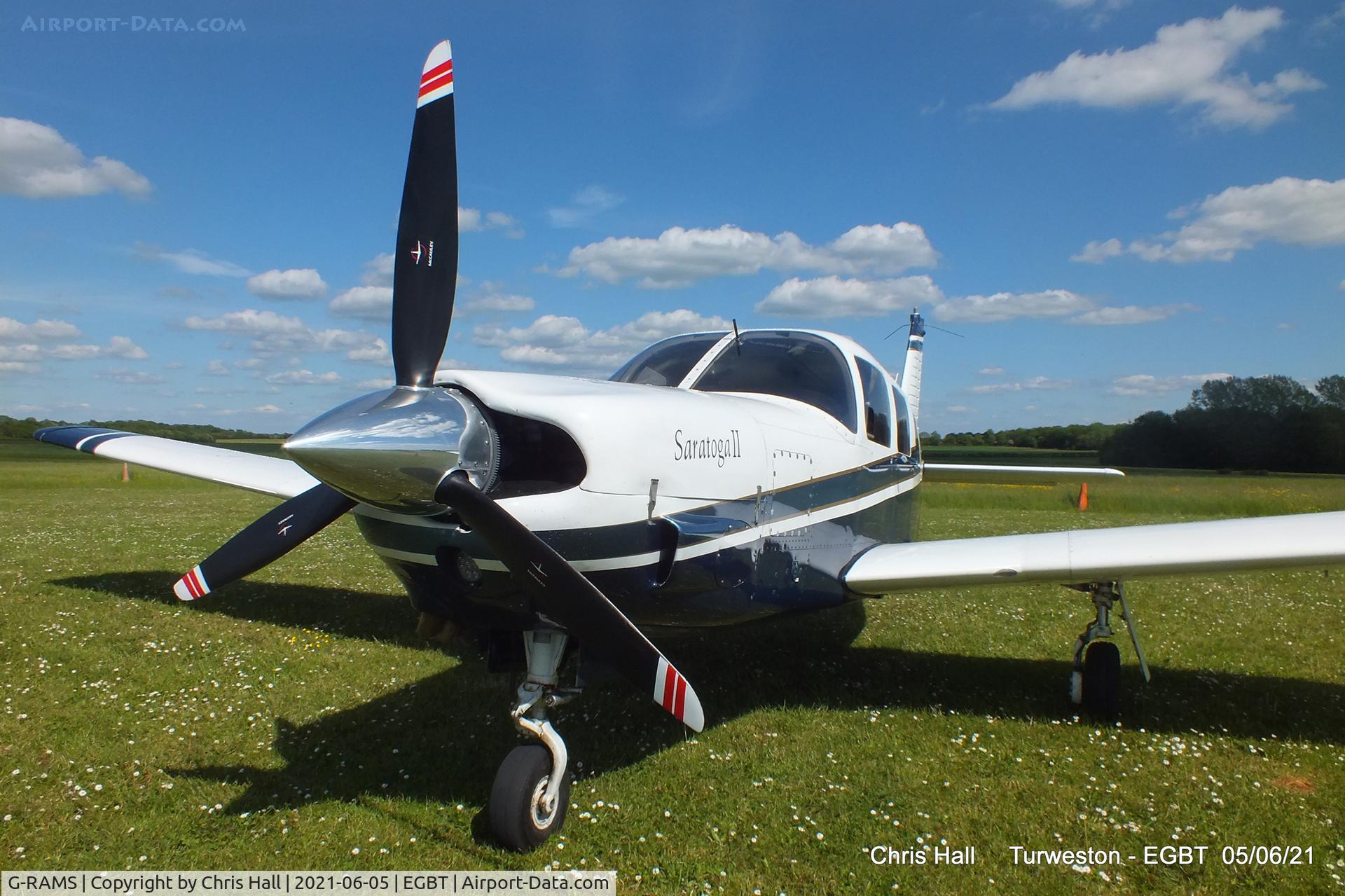 G-RAMS, 1980 Piper PA-32R-301 Saratoga SP C/N 32R-8013134, Turweston