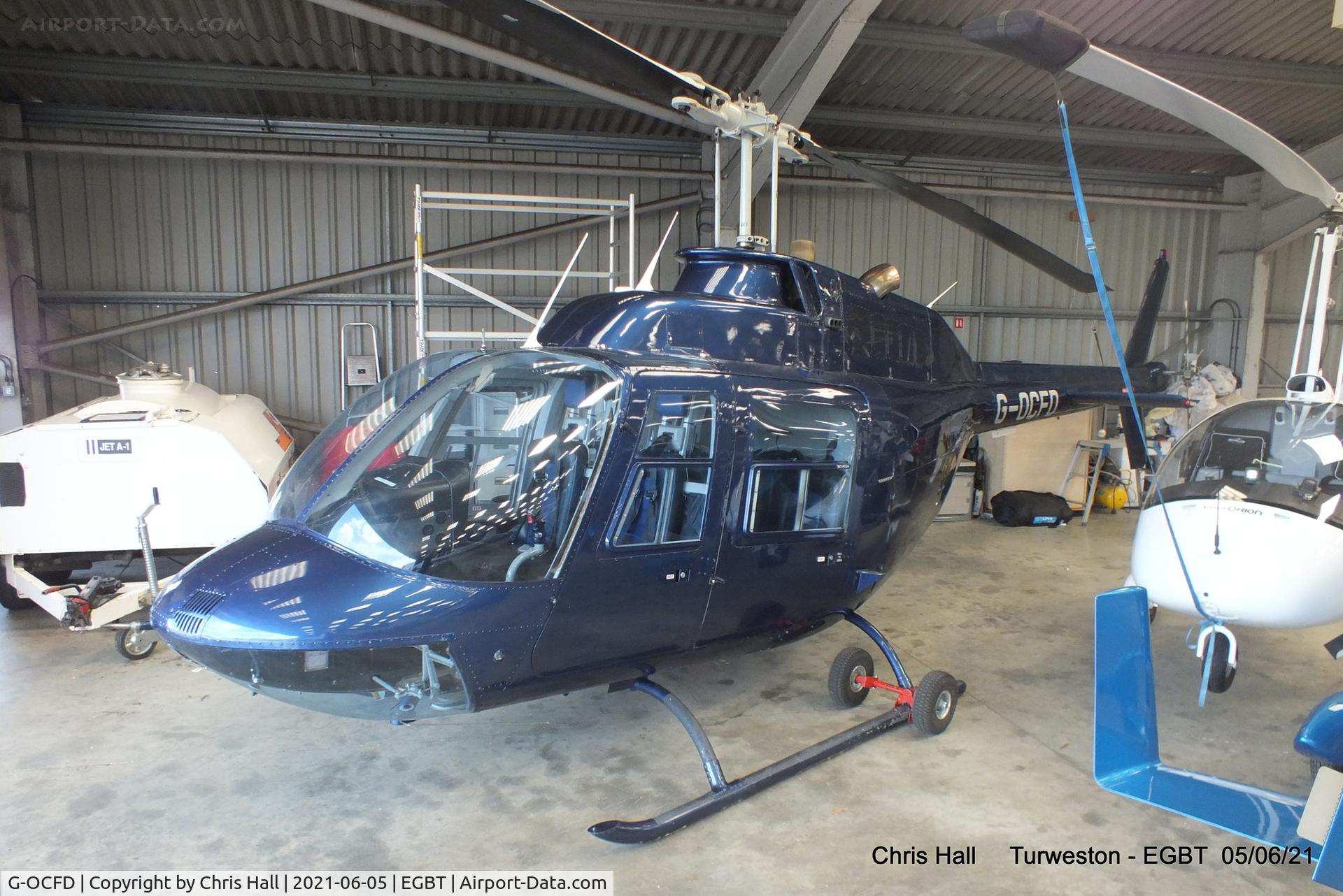 G-OCFD, 1980 Bell 206B JetRanger III C/N 3165, Turweston