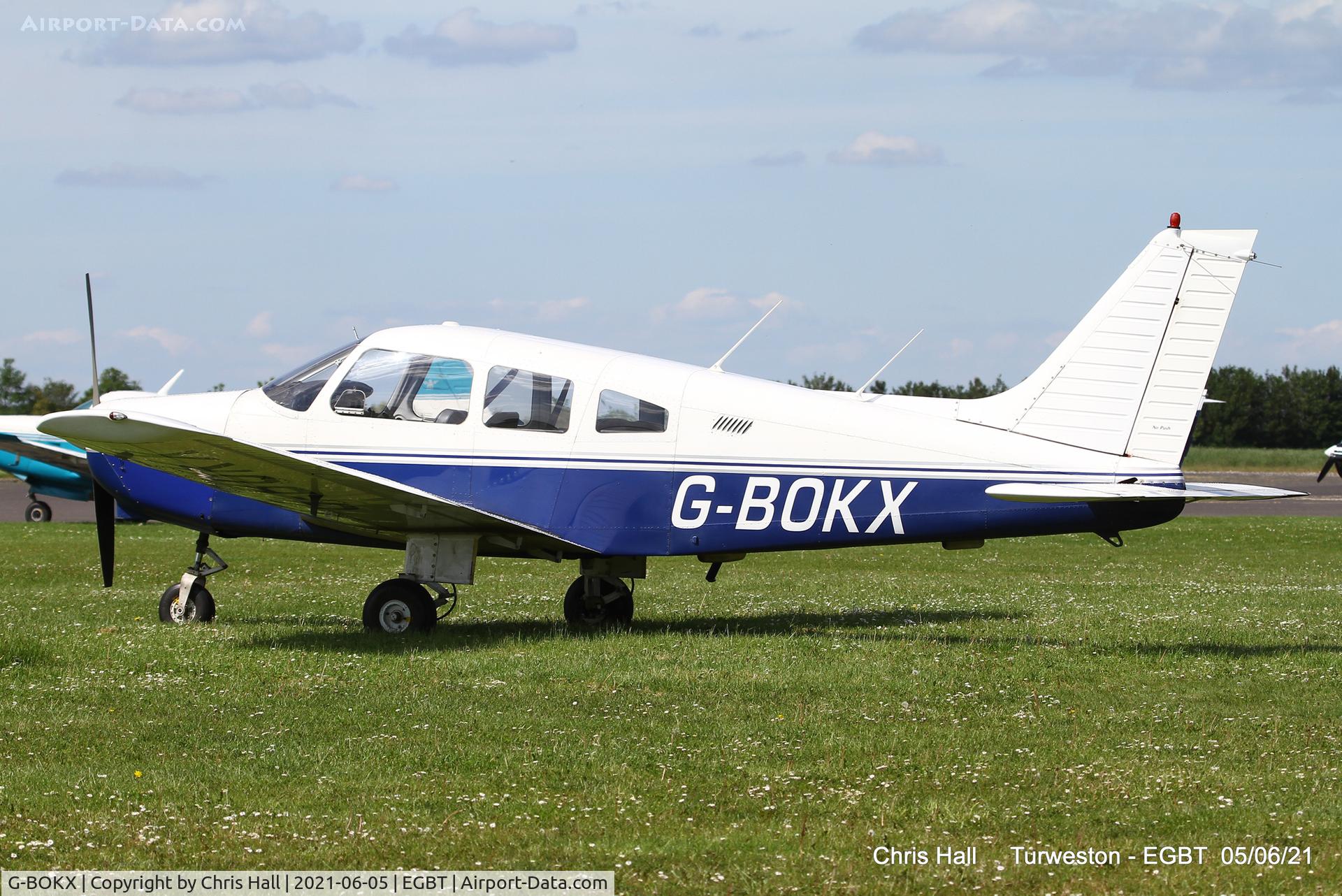 G-BOKX, 1978 Piper PA-28-161 Cherokee Warrior II C/N 28-7816680, Turweston