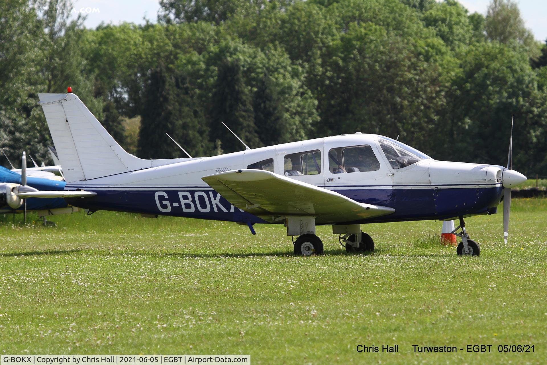 G-BOKX, 1978 Piper PA-28-161 Cherokee Warrior II C/N 28-7816680, Turweston