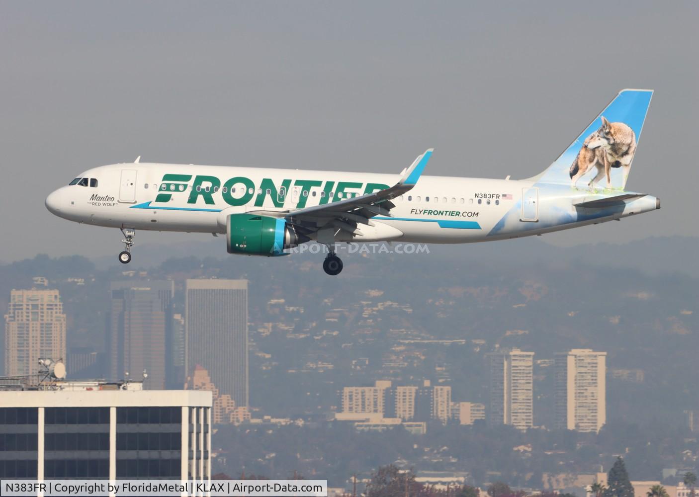 N383FR, 2021 Airbus A320-251N C/N 10584, FFT A32N Manteo zx smf-lax