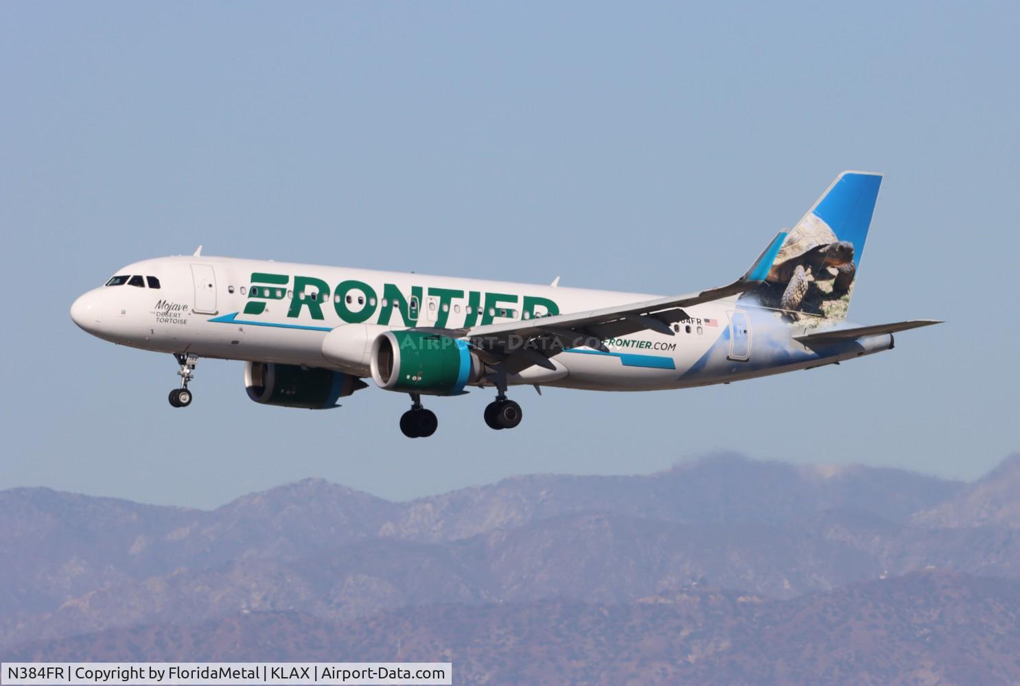 N384FR, 2021 Airbus A320-251N C/N 10596, FFT A32N Mojave zx las-lax