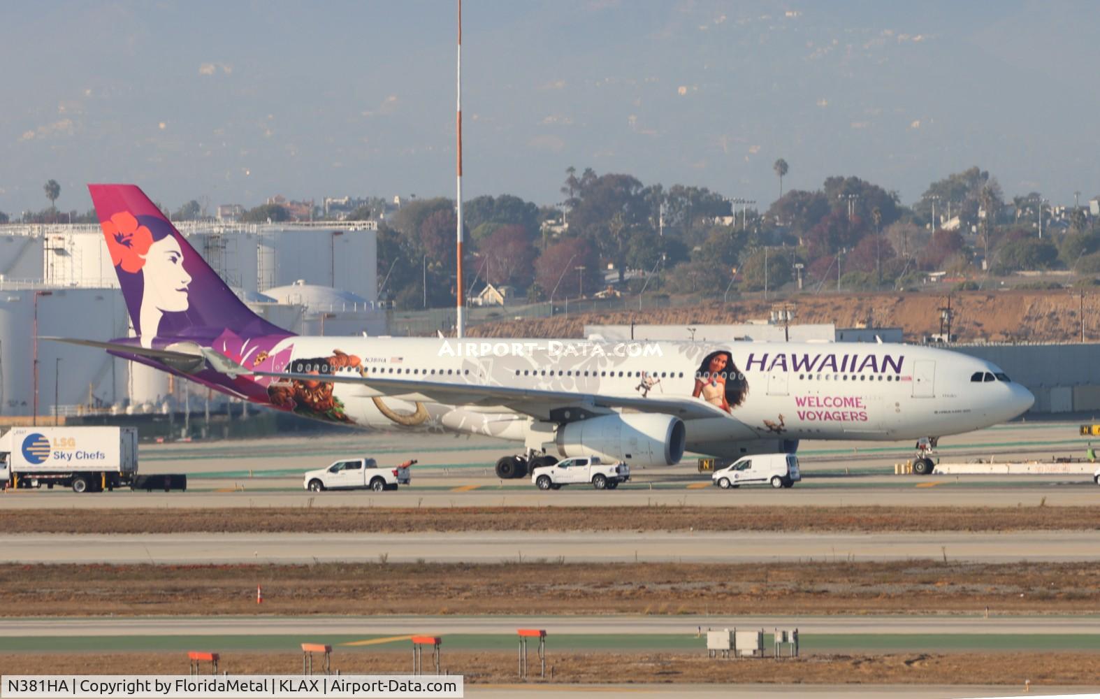 N381HA, 2010 Airbus A330-243 C/N 1114, HAL A332 zx hnl-lax