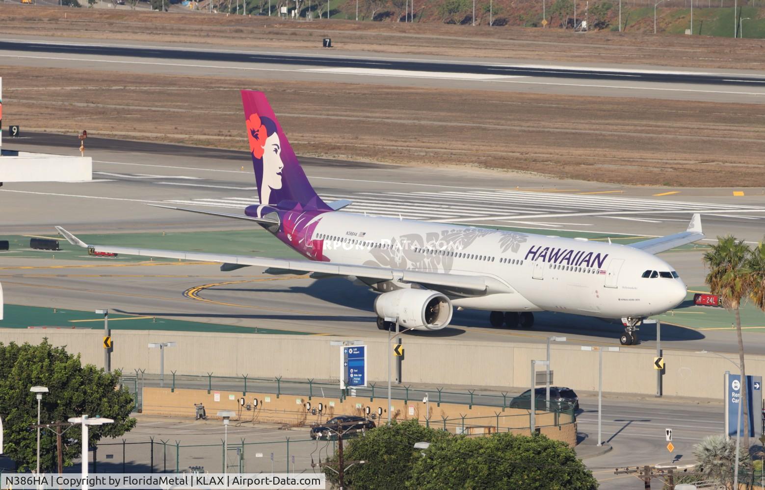 N386HA, 2012 Airbus A330-243 C/N 1302, HAL A332 zx lax-ogg