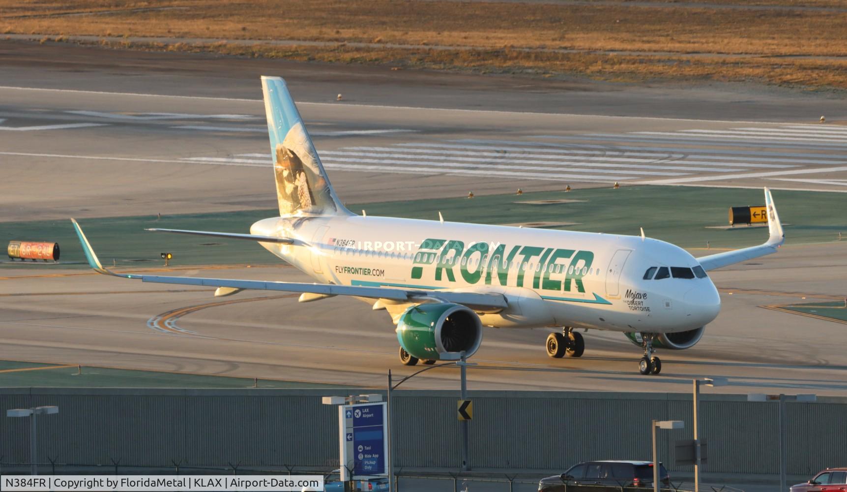 N384FR, 2021 Airbus A320-251N C/N 10596, FFT A32N Mojave zx lax-las