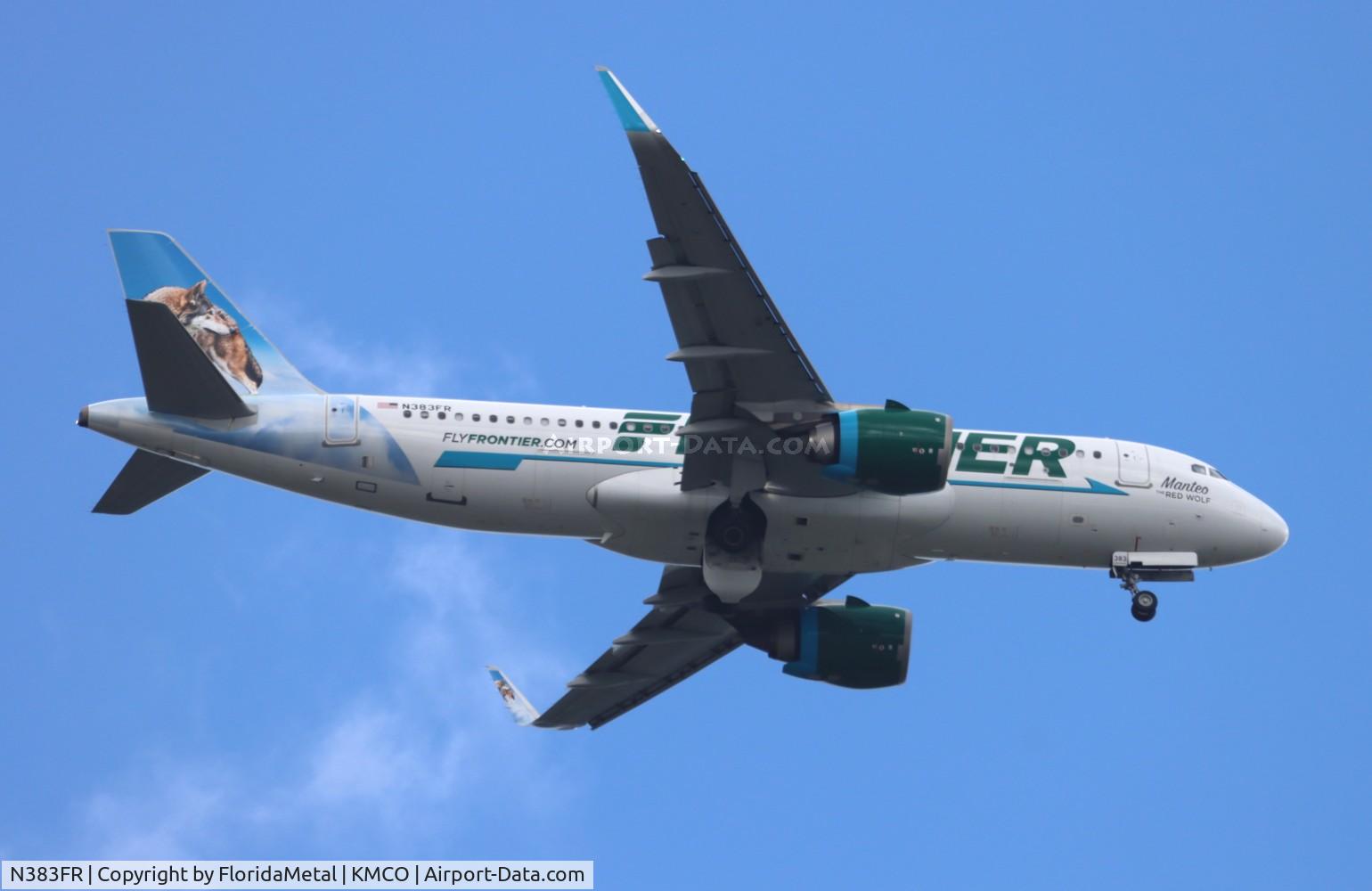 N383FR, 2021 Airbus A320-251N C/N 10584, FFT A32N Manteo zx clt-mco