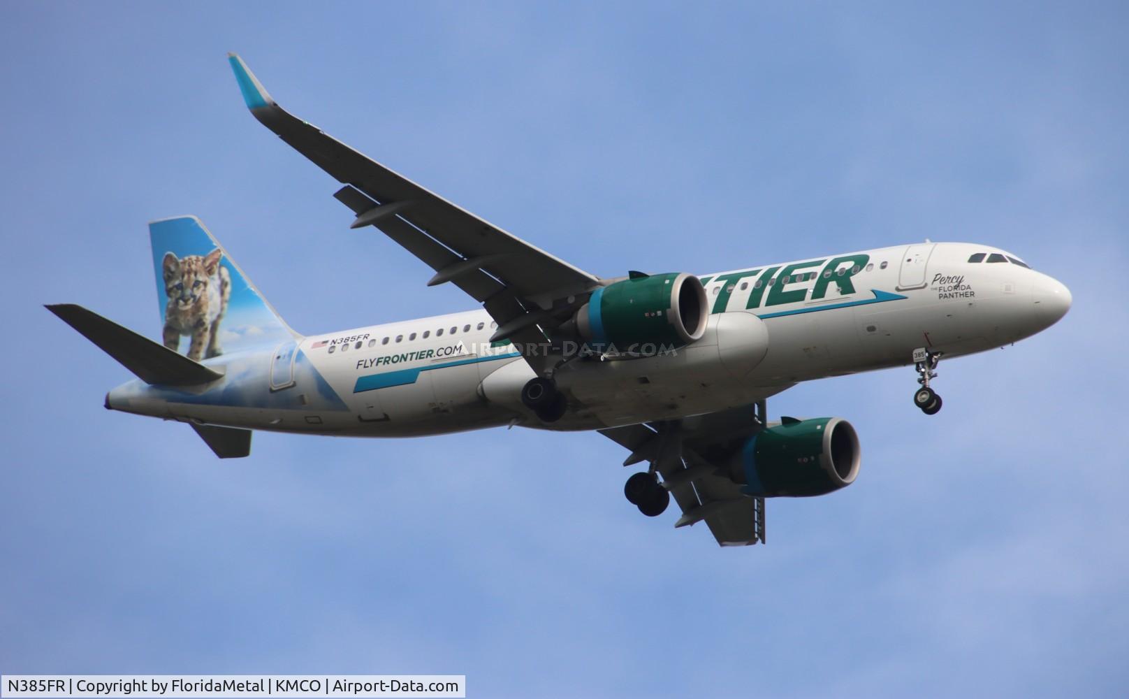 N385FR, 2021 Airbus A320-251N C/N 10622, FFT A32N Percy zx atl-mco