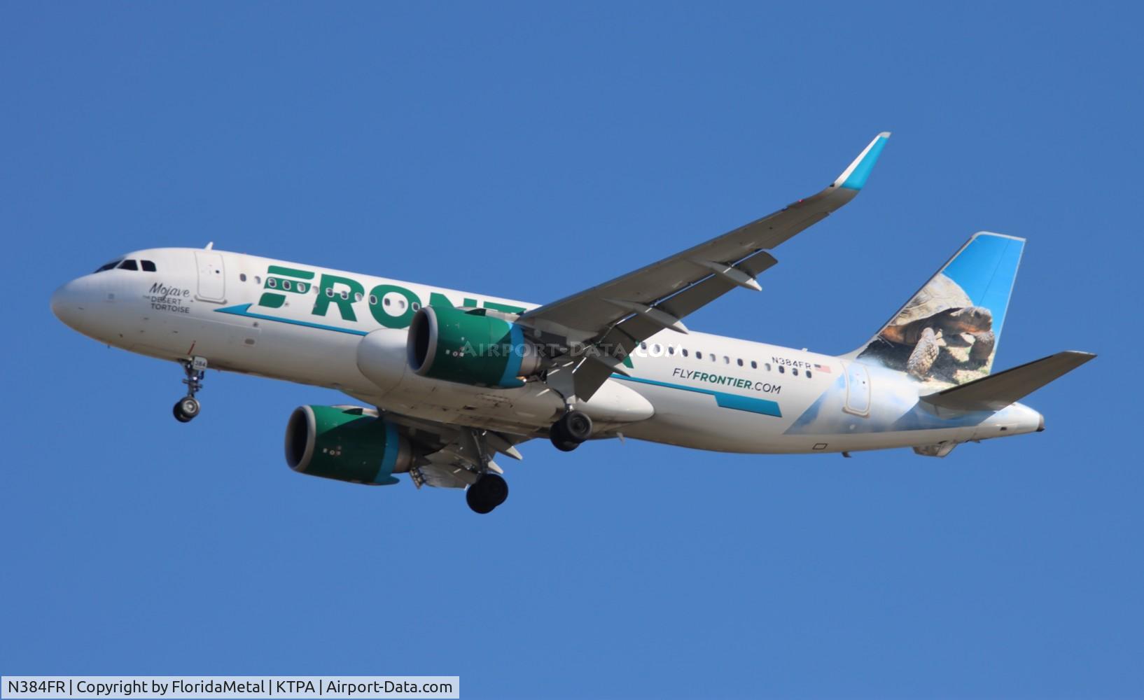 N384FR, 2021 Airbus A320-251N C/N 10596, FFT A32N Mojave zx cvg-tpa