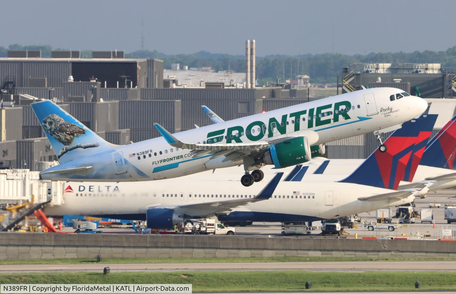 N389FR, 2022 Airbus A320-251N C/N 10743, FFT A32N Rocky zx atl-ord