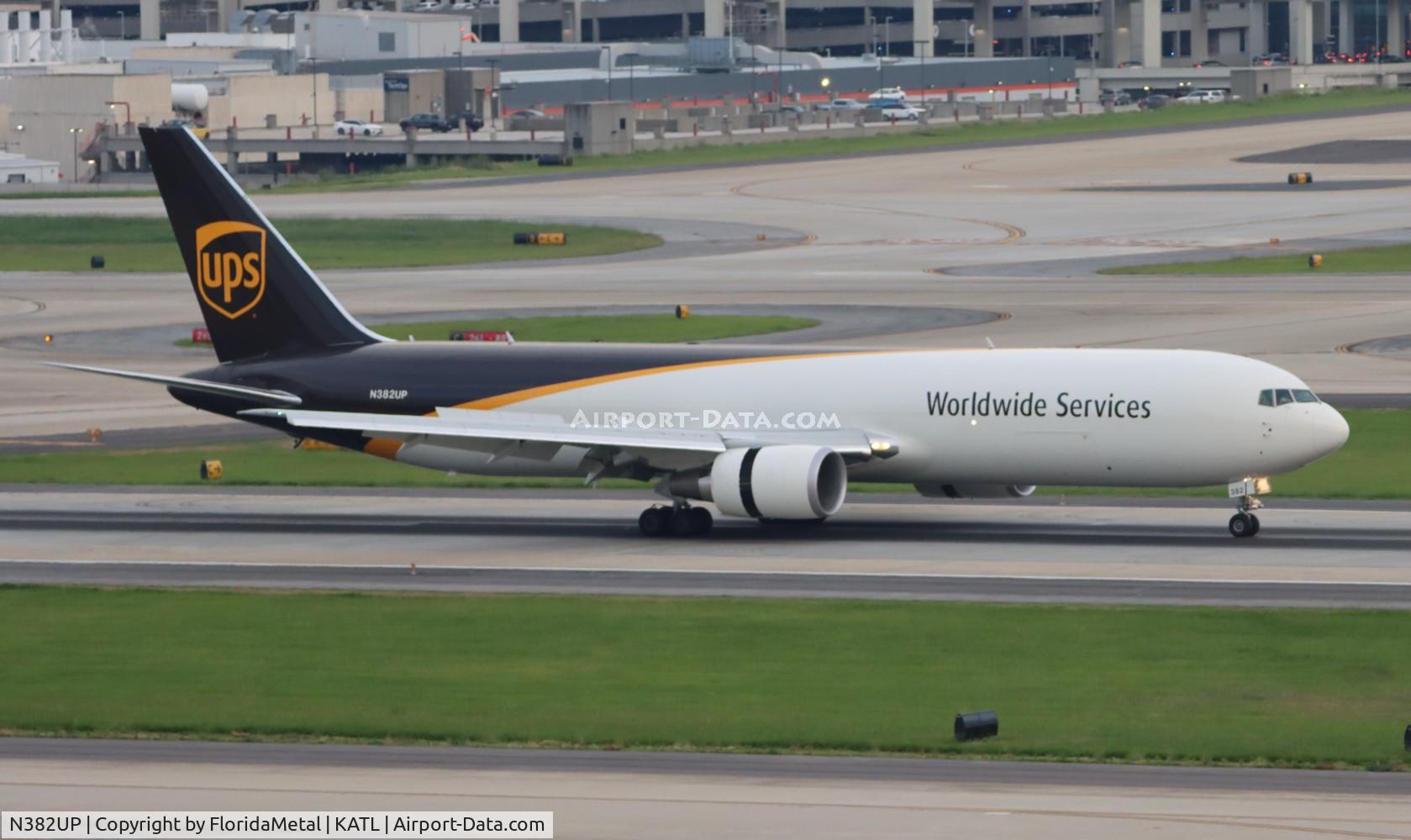 N382UP, 2023 Boeing 767-34AF(ER) C/N 67971, UPS 767-300F zx rdu-atl
