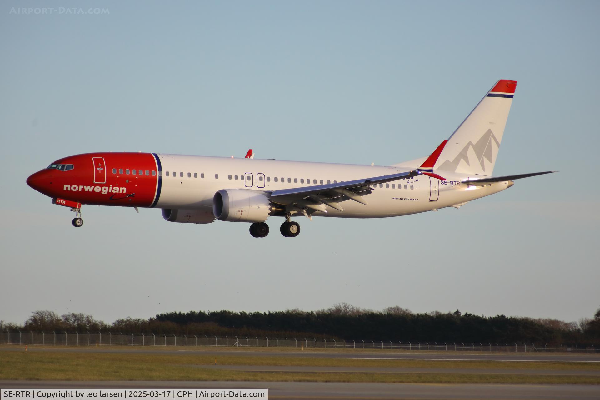 SE-RTR, 2024 Boeing 737 MAX 8 C/N 66300, Copenhagen 17.3.2025