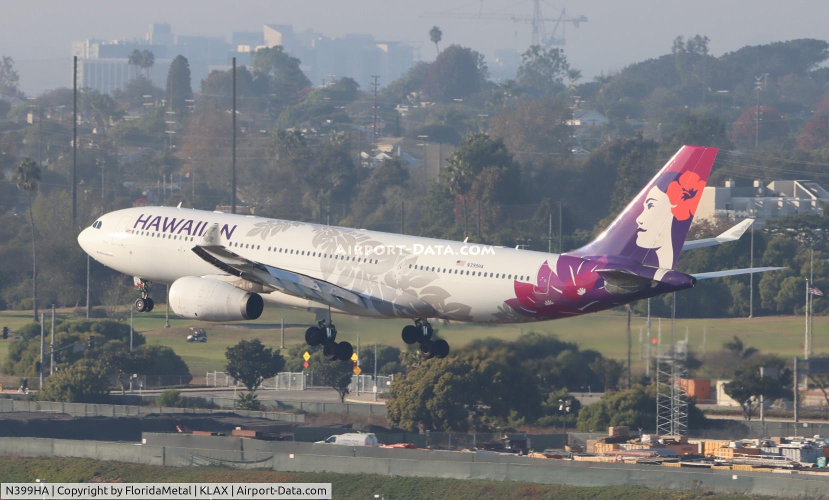 N399HA, 2013 Airbus A330-243 C/N 1496, HAL A332 zx hnl-lax