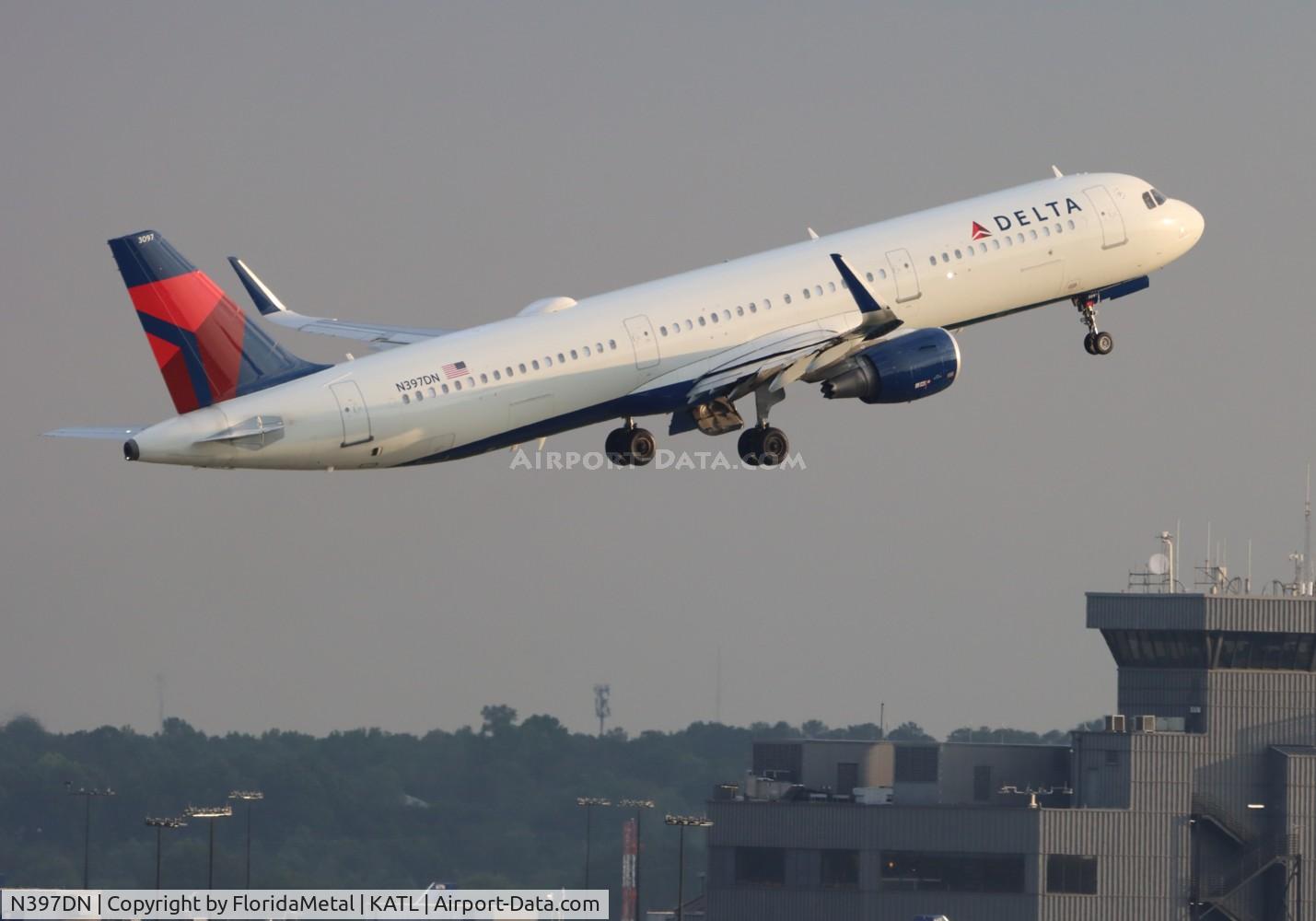 N397DN, 2017 Airbus A321-211 C/N 9176, DAL A321 zx atl-lax