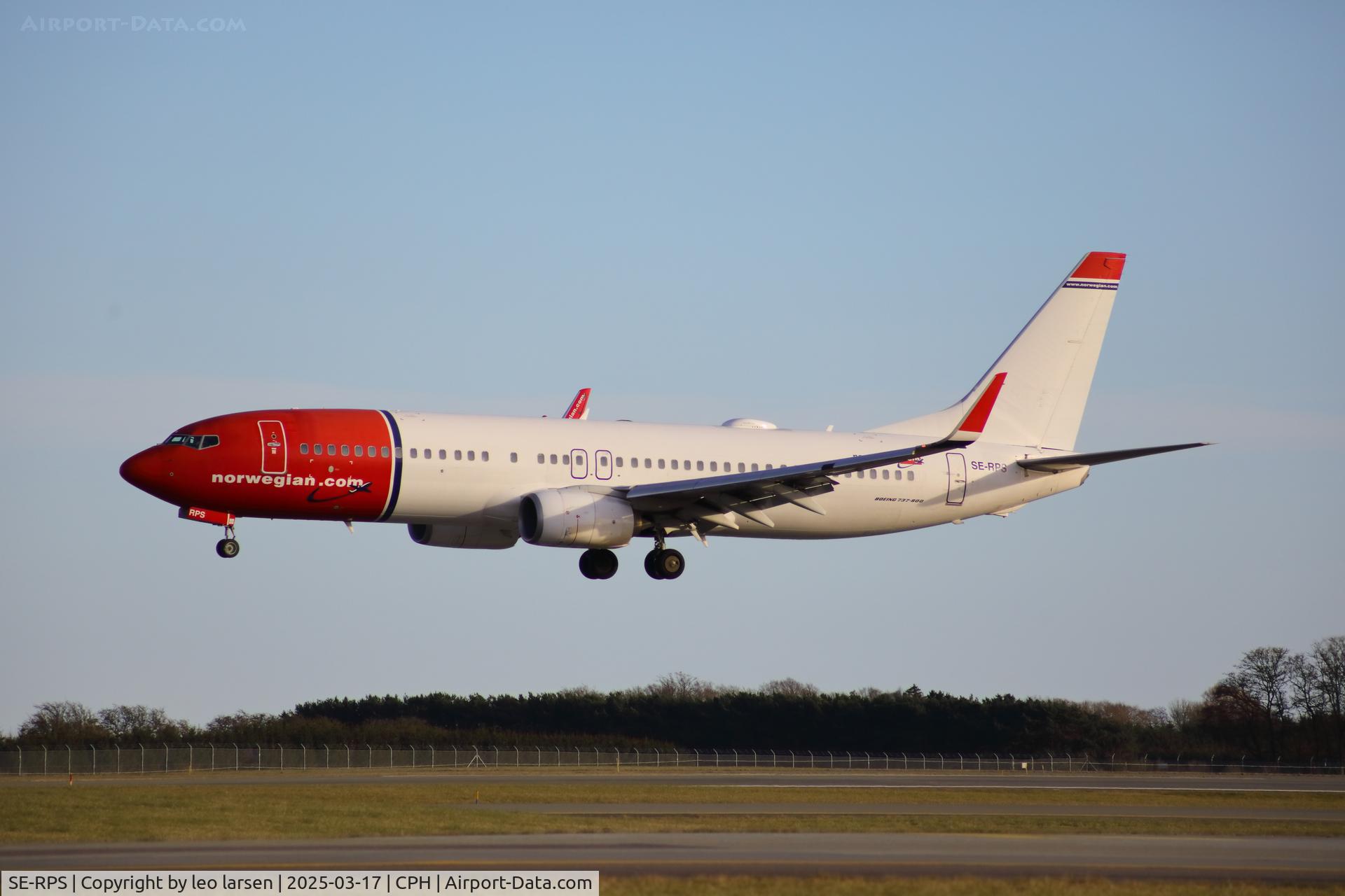 SE-RPS, 2015 Boeing 737-8JP C/N 41143, Copenhagen 17.3.2025