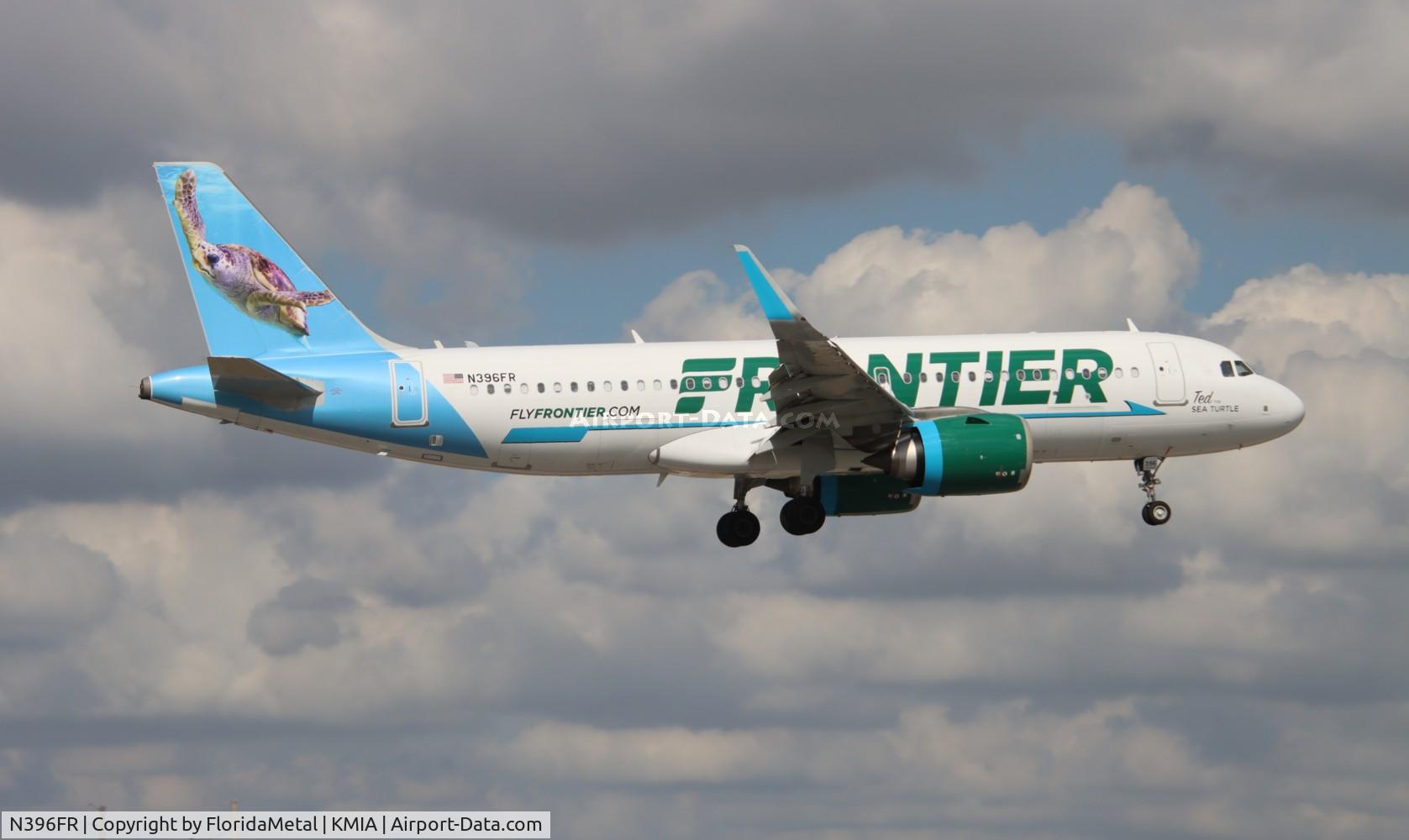 N396FR, 2022 Airbus A320-251N C/N 11155, FFT A32N Ted zx sju-mia