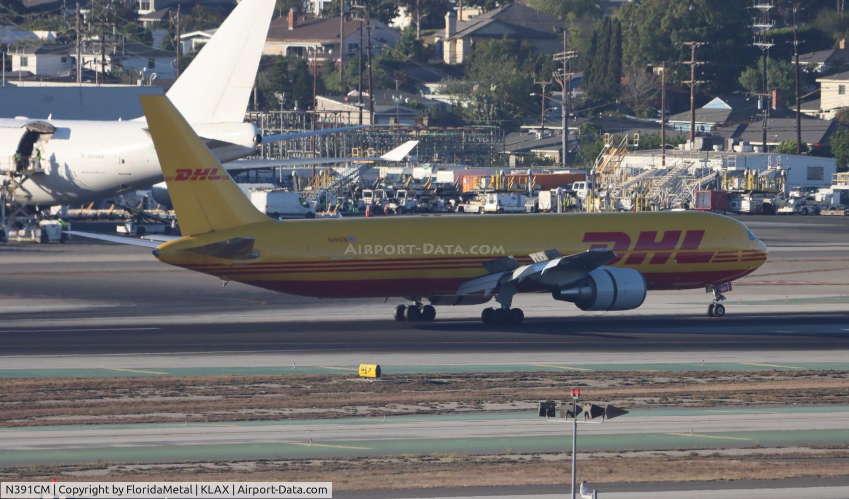 N391CM, 2002 Boeing 767-381/ER C/N 32975, DHL 767-300F zx cvg-lax