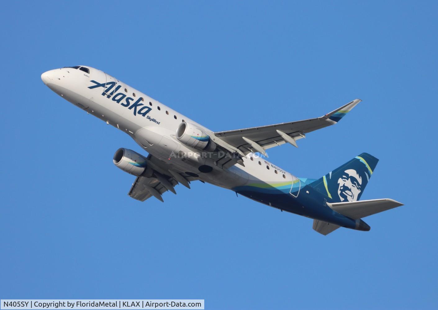 N405SY, 2018 Embraer 175LR (ERJ-170-200LR) C/N 17000744, SKW/ASA E175 zx lax-sjc