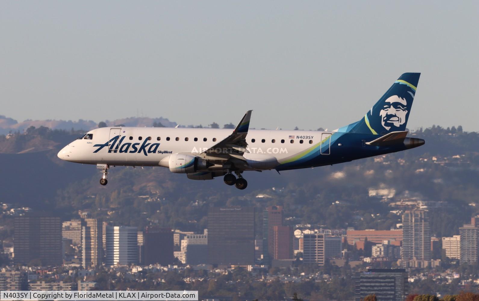 N403SY, 2018 Embraer 175LR (ERJ-170-200LR) C/N 17000738, skw/asa E175 zx sfo-lax