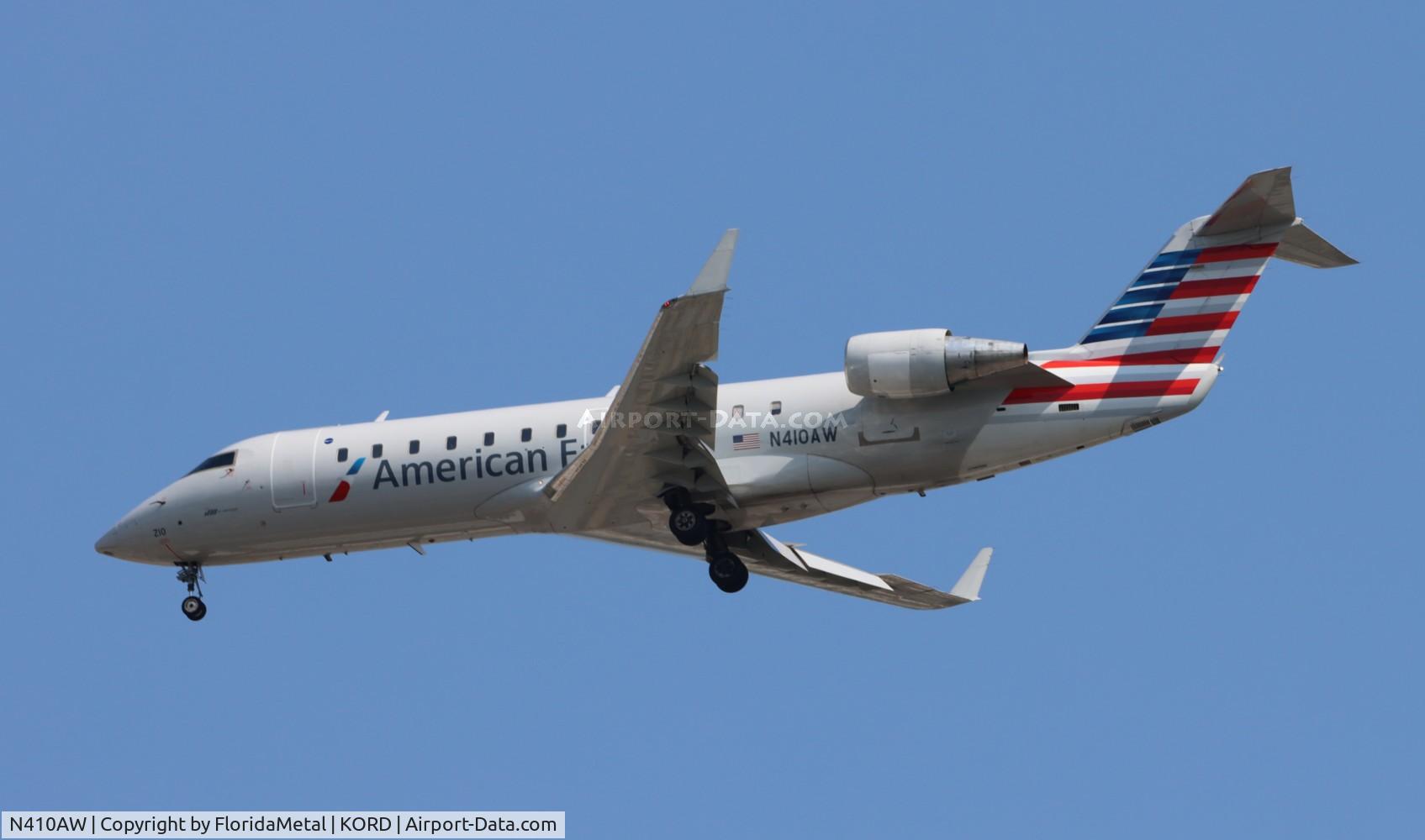 N410AW, 2001 Bombardier CRJ-200LR (CL-600-2B19) C/N 7490, AWI/AE CR2 zx lan-ord