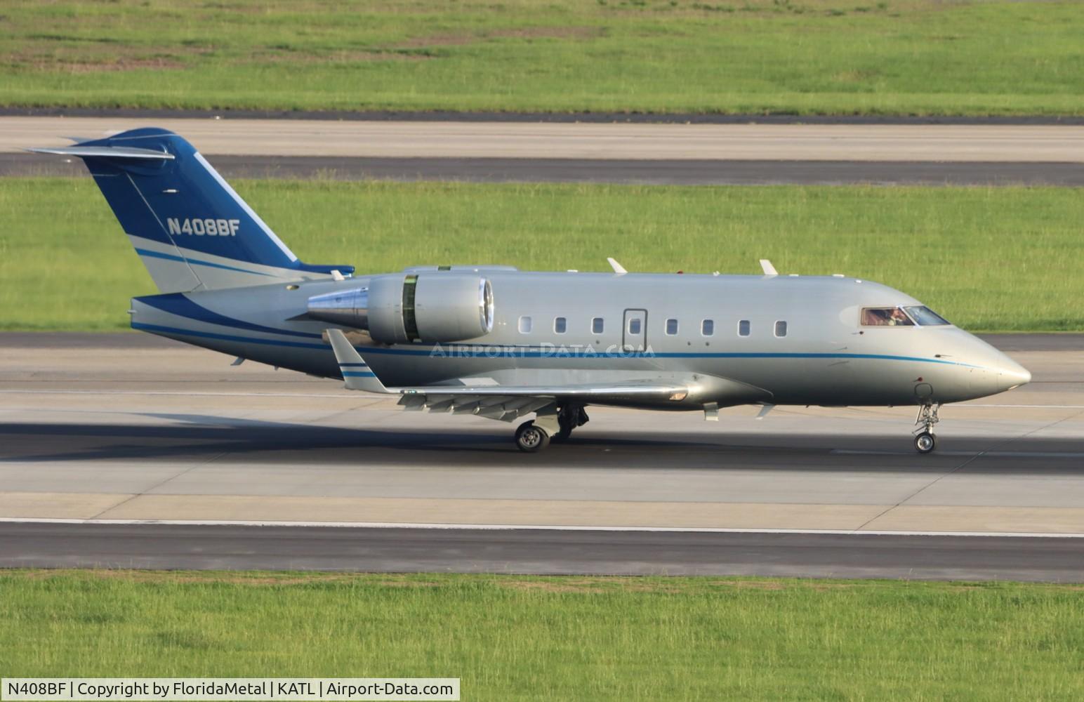 N408BF, 2003 Bombardier Challenger 604 (CL-600-2B16) C/N 5561, Challenger 604 zx avl-atl