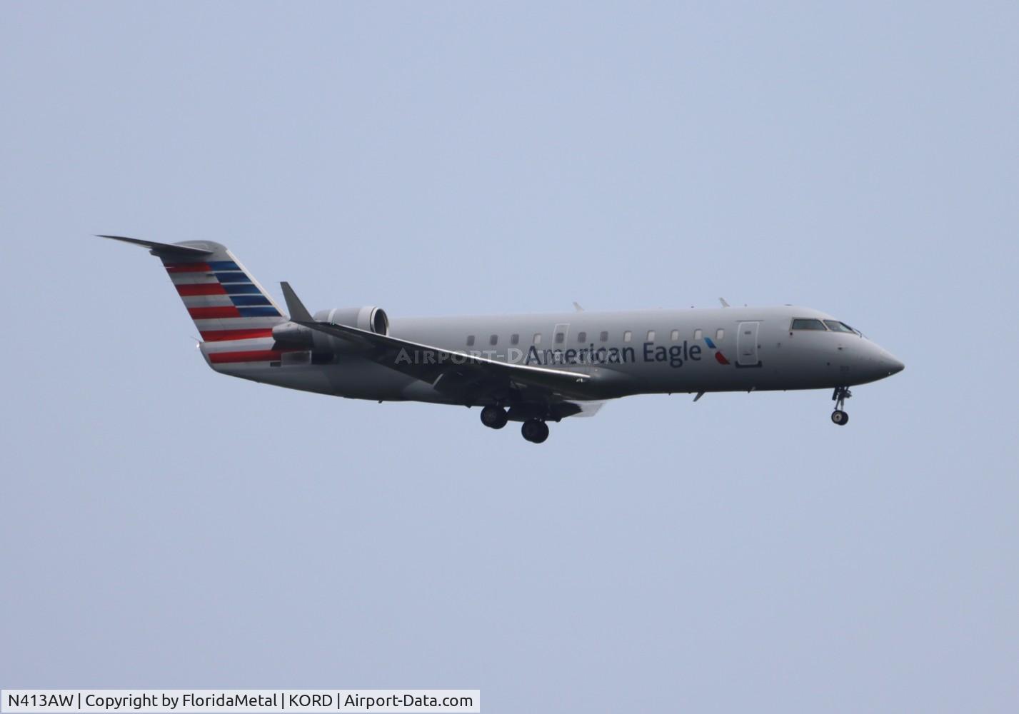 N413AW, 2001 Canadair CRJ-200LR (CL-600-2B19) C/N 7585, AWI/AE CR2 zx sdf-ord