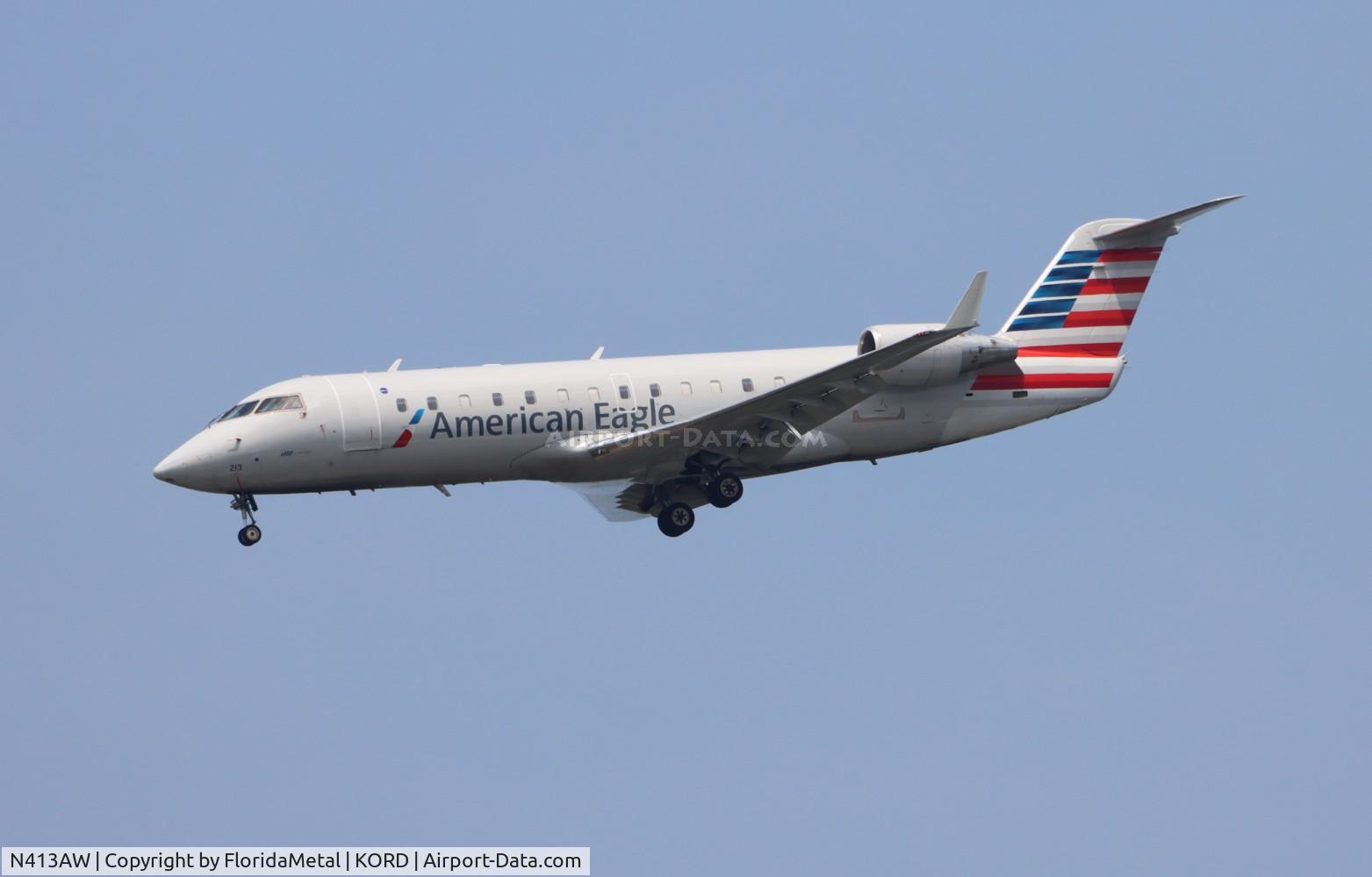 N413AW, 2001 Canadair CRJ-200LR (CL-600-2B19) C/N 7585, AWI/AE CR2 zx msn-ord
