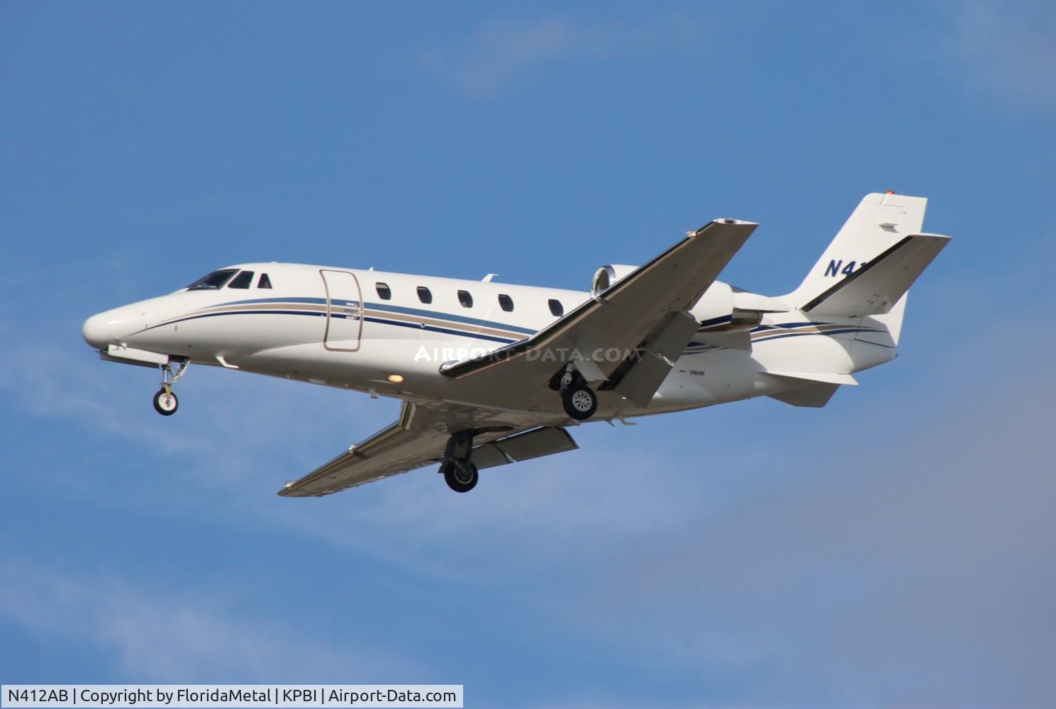 N412AB, 2007 Cessna 560XLS Citation Excel C/N 560-5752, C560XL zx stl-pbi