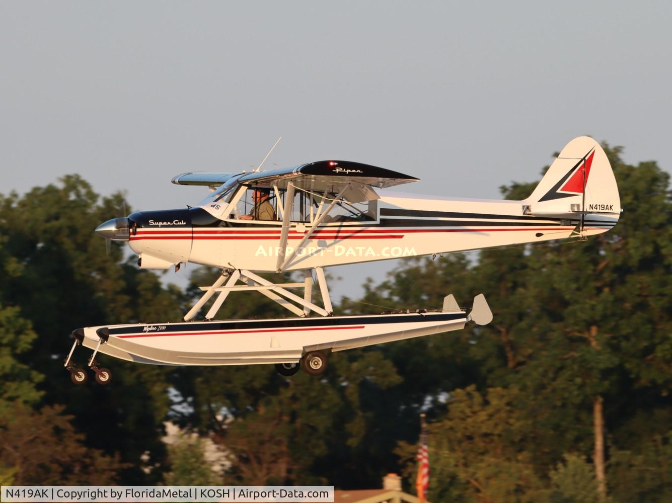 N419AK, 1951 Piper PA-18 C/N 18-1067, PA-18 zx