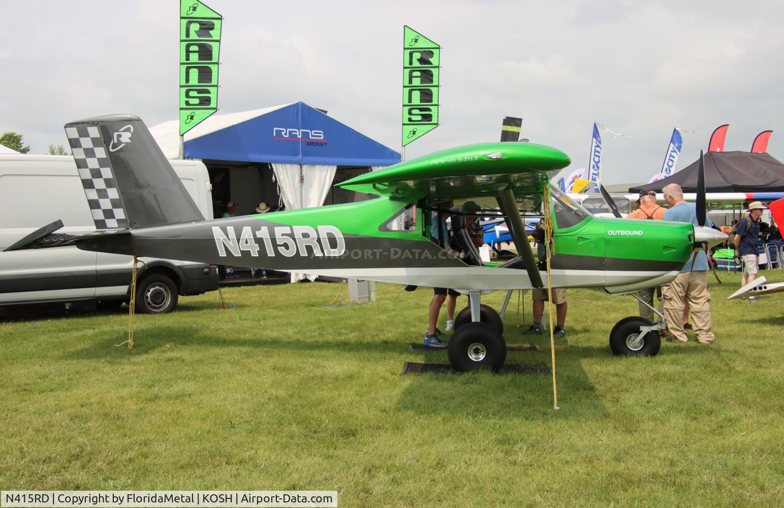 N415RD, 2021 Rans S-21LS Outbound C/N 03210169, Rans S-21 zx