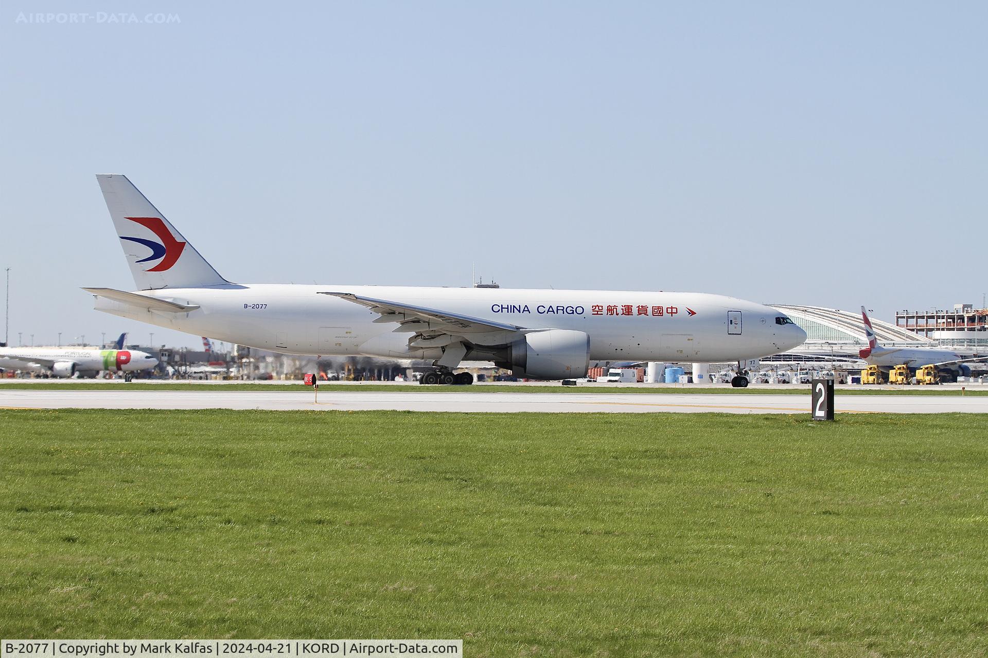 B-2077, 2010 Boeing 777-F6N C/N 37713, B77L China Cargo Boeing 777-F6N B-2077 at KORD