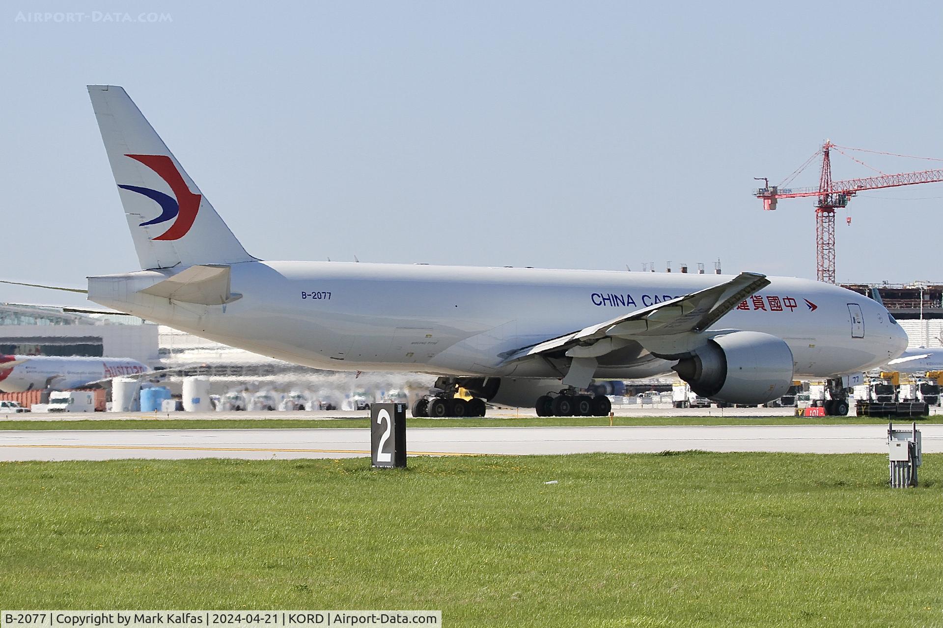 B-2077, 2010 Boeing 777-F6N C/N 37713, B77L China Cargo Boeing 777-F6N B-2077 at KORD
