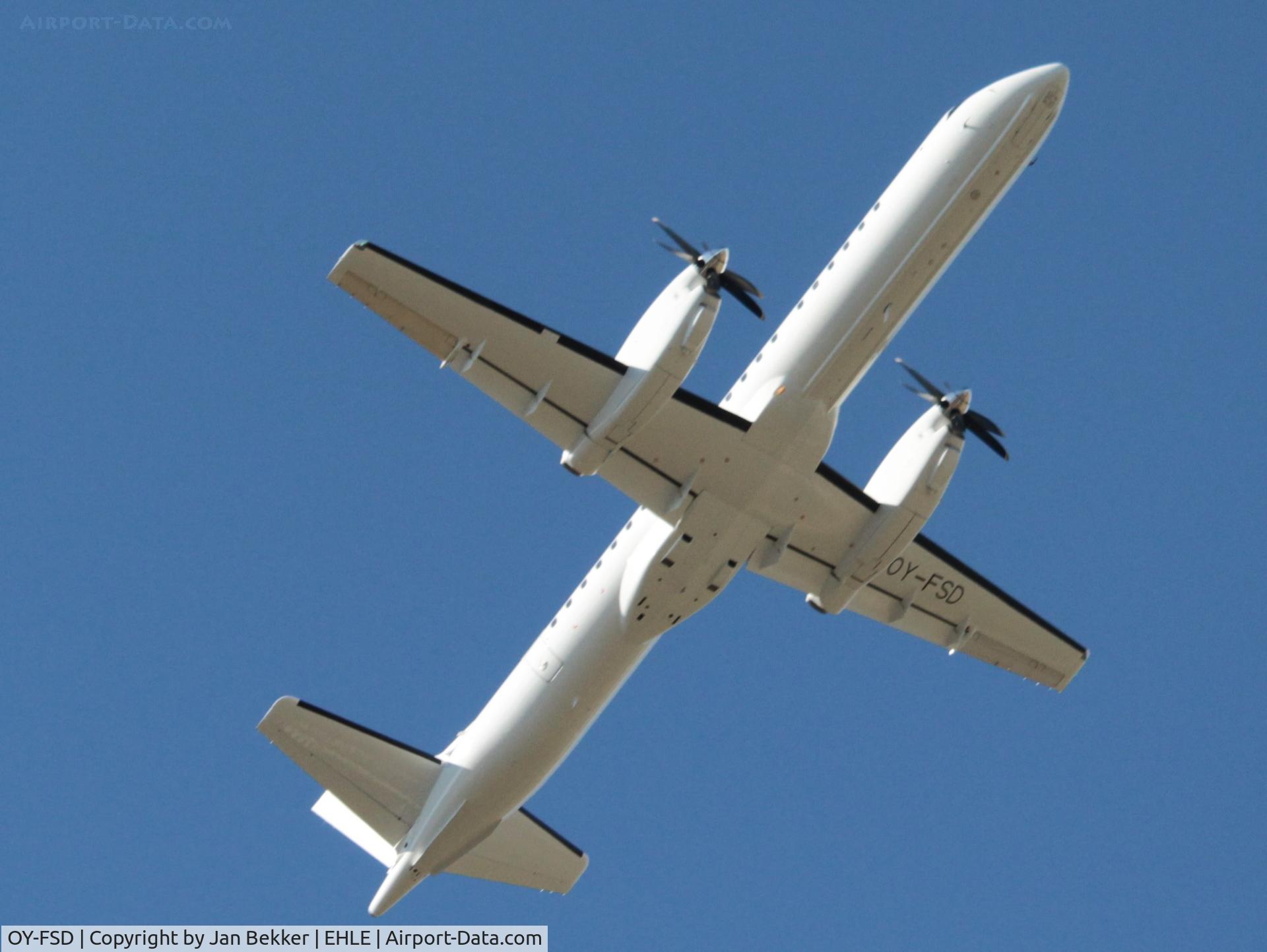 OY-FSD, 1996 Saab 2000 C/N 2000-041, Departure to Malmo
