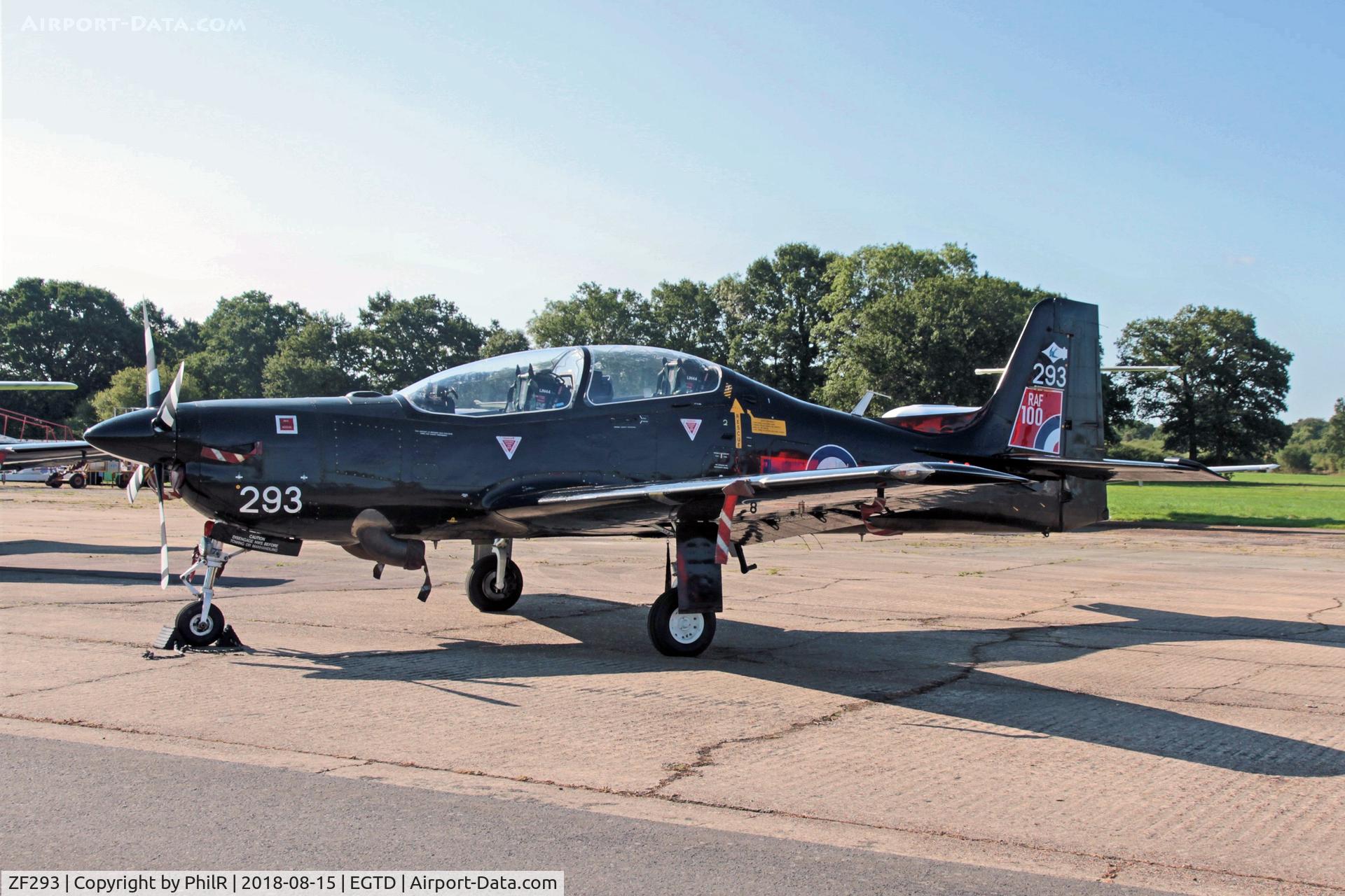 ZF293, 1991 Short S-312 Tucano T1 C/N S093/T64, ZF293 1991 Short Tucano T1 Wings & Wheels Dunsfold