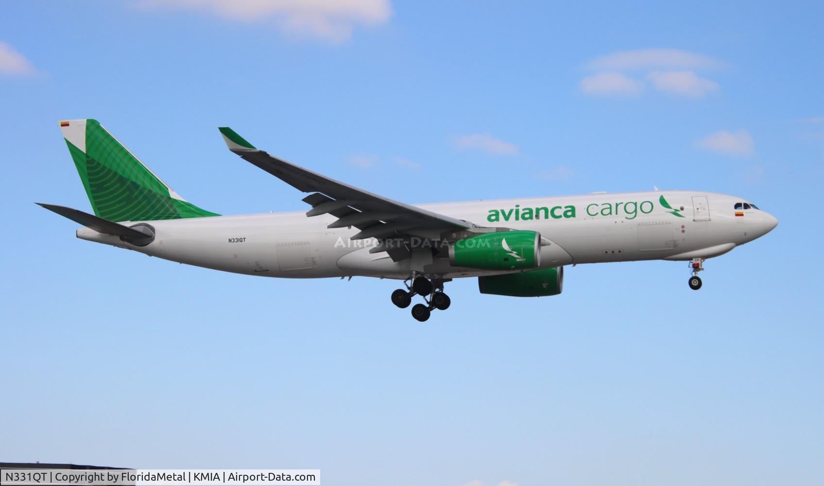 N331QT, 2012 Airbus A330-243F C/N 1380, AVA Cargo A330-200F zx mde,skrg-mia