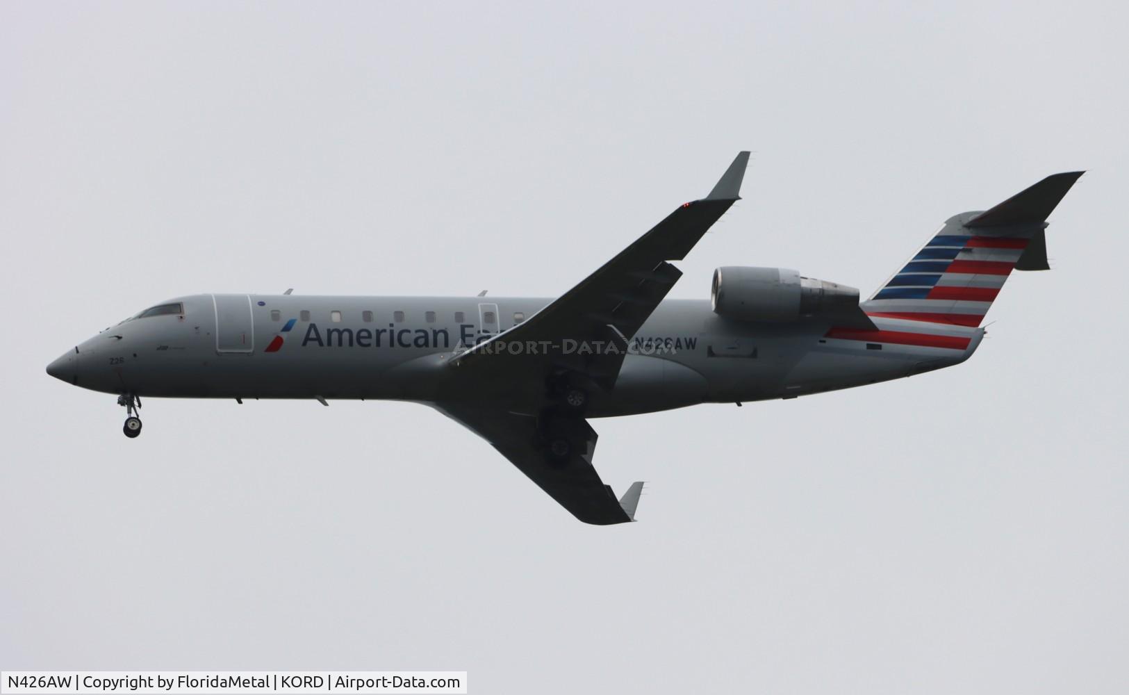 N426AW, 2002 Bombardier CRJ-200LR (CL-600-2B19) C/N 7669, AWI/AE CRJ2 zx cid-ord