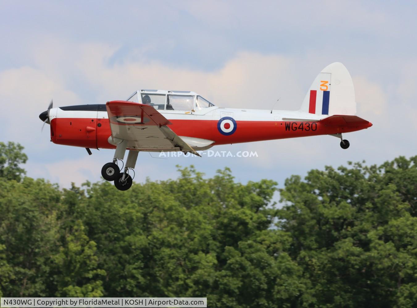 N430WG, 1951 De Havilland DHC-1 Chipmunk 22 C/N C1/0504, DHC-1 zx