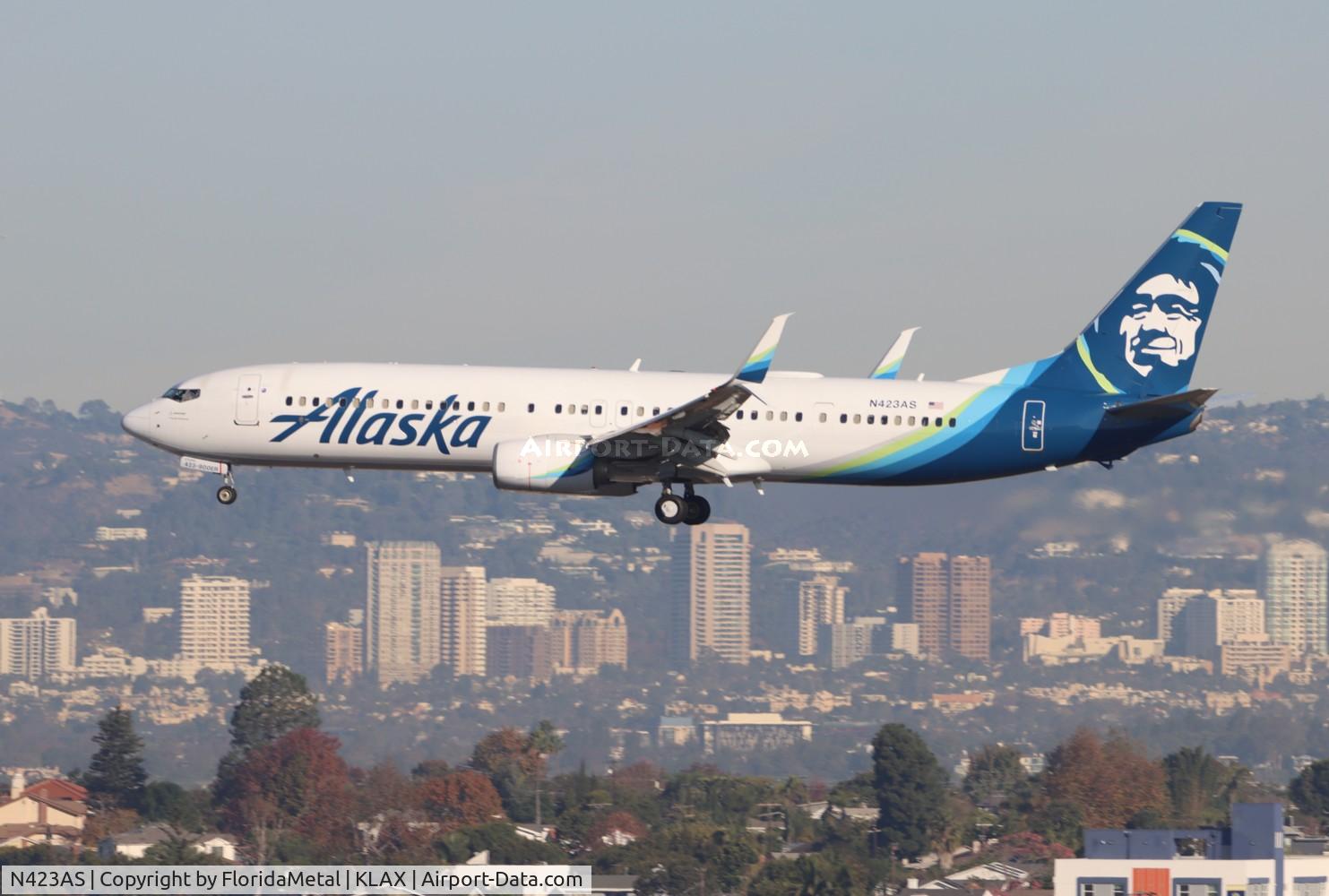 N423AS, 2013 Boeing 737-990/ER C/N 35206, ASA 739 zx sea-lax