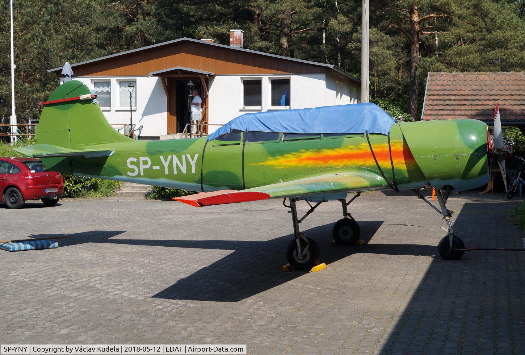 SP-YNY, 1984 Yakovlev (Aerostar) Yak-52 C/N 845005, Built 1984; ex ES-NYY, DOSAAF