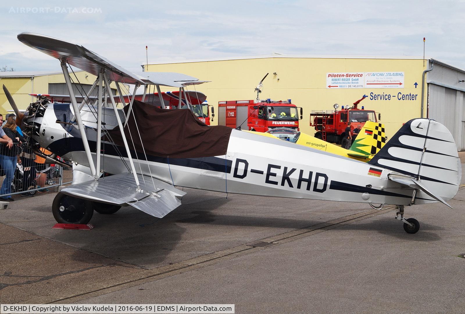 D-EKHD, Focke-Wulf Sk12 Stieglitz (Fw-44J) C/N CVV-30, ex LX-OOI, HB-EBO, D-EBOB, SE-AYY, Fv.648