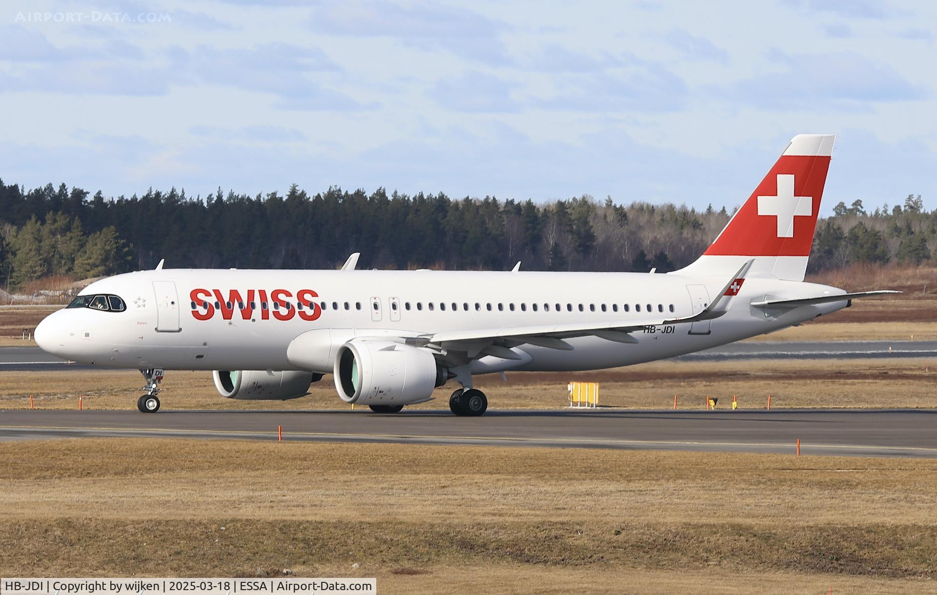 HB-JDI, 2024 Airbus A320-271N C/N 12379, Rwy 01L