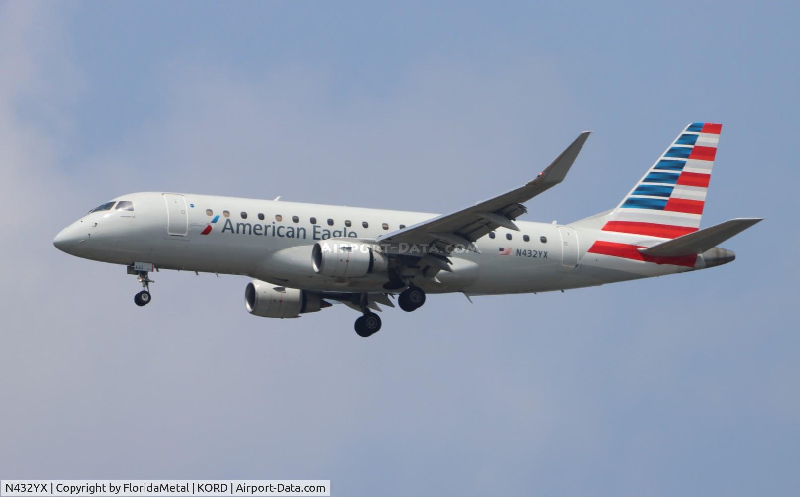 N432YX, 2014 Embraer 175LR (ERJ-170-200LR) C/N 17000415, RPA/AE E175 zx jax-ord