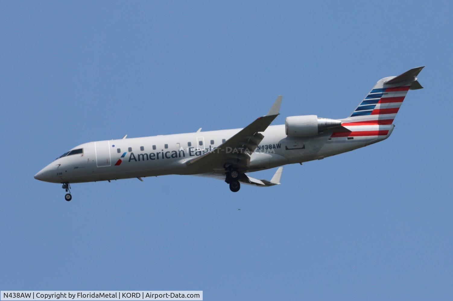 N438AW, 2003 Bombardier CRJ-200LR (CL-600-2B19) C/N 7748, AWI/AE CRJ2 zx mbs-ord
